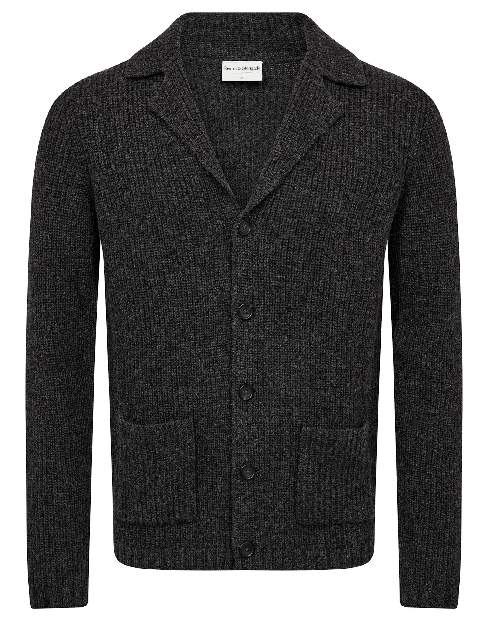 BS Nauru Regular Fit Knitwear - Dark Grey