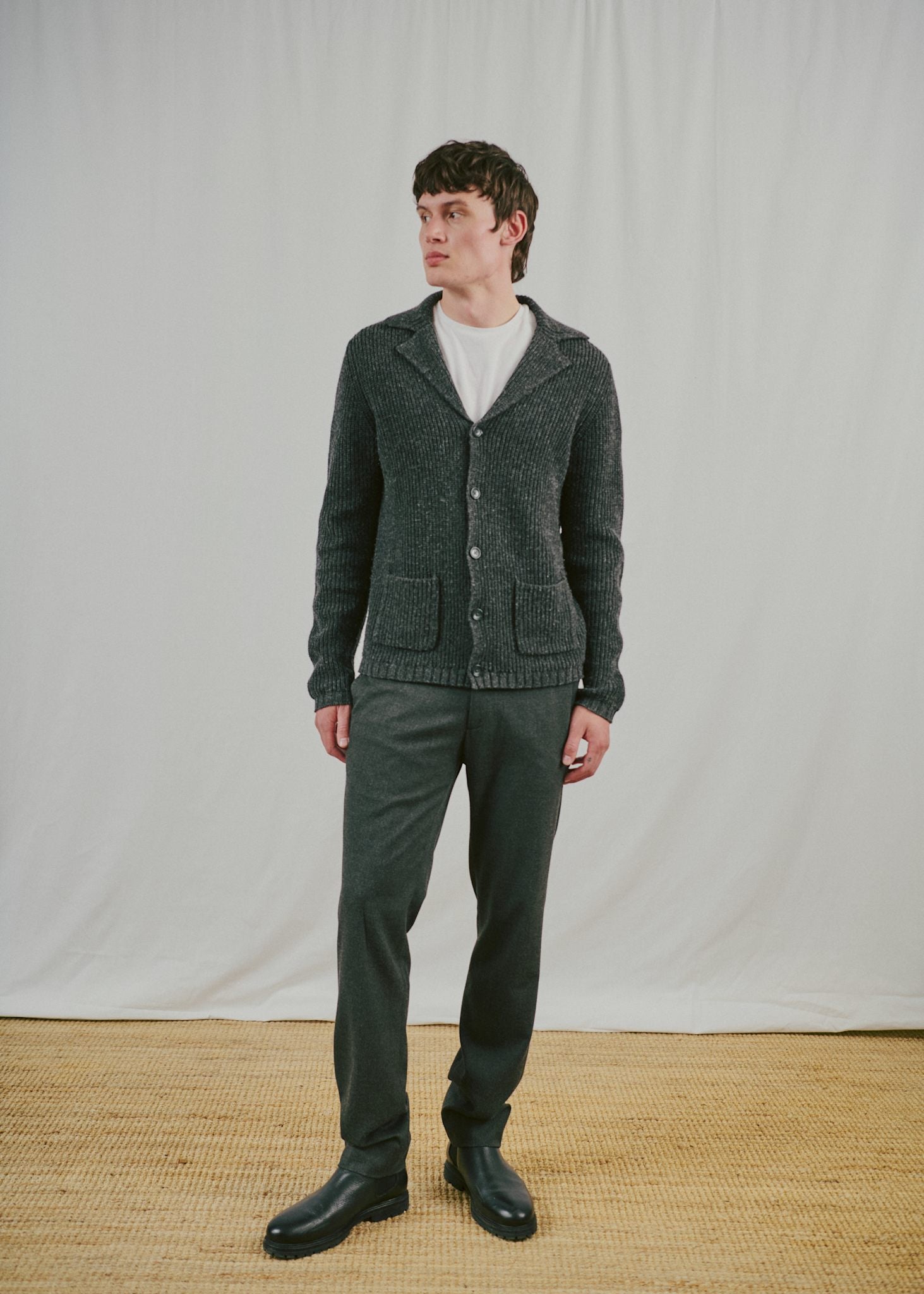 BS Nauru Regular Fit Knitwear - Dark Grey