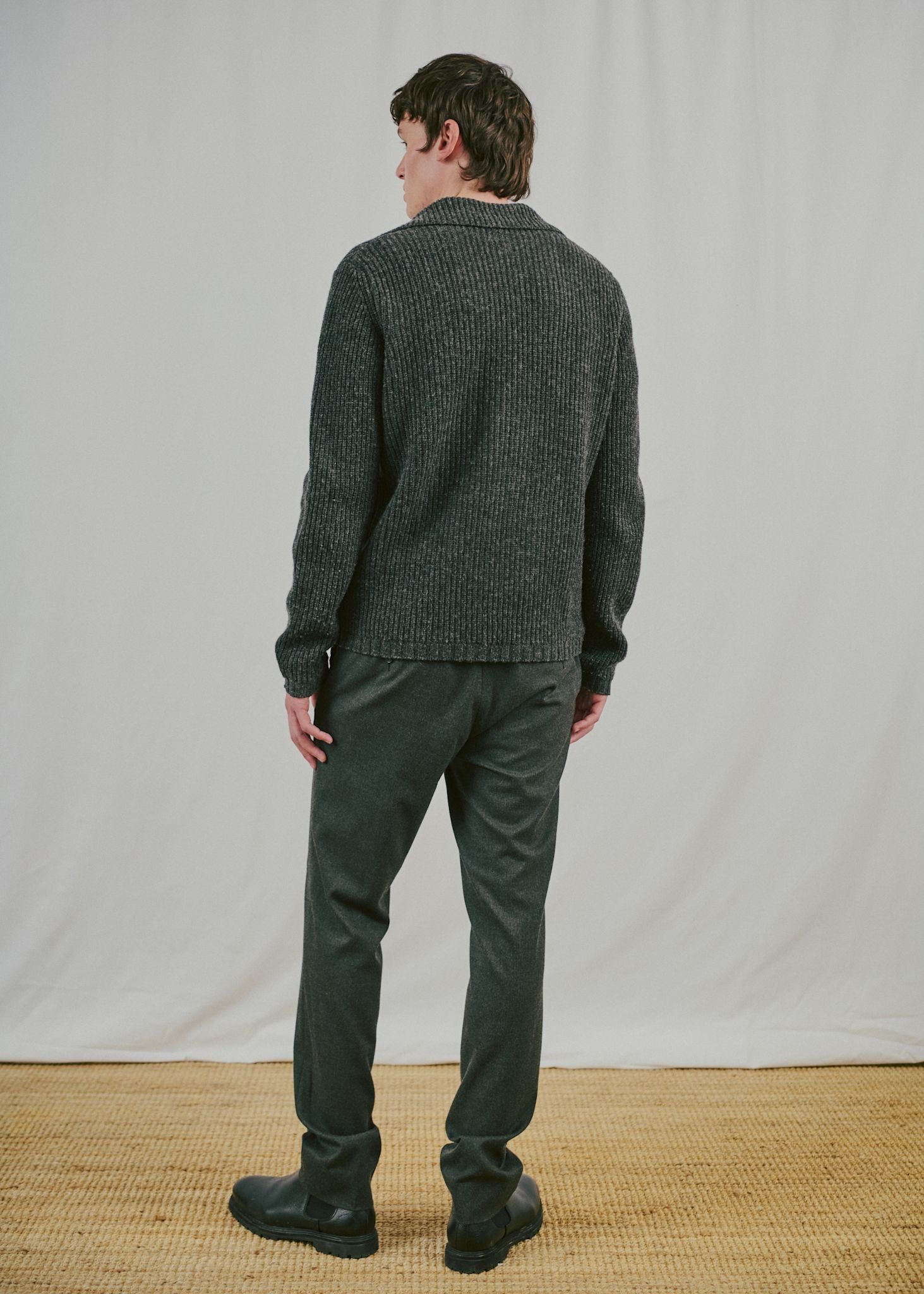 BS Nauru Regular Fit Knitwear - Dark Grey