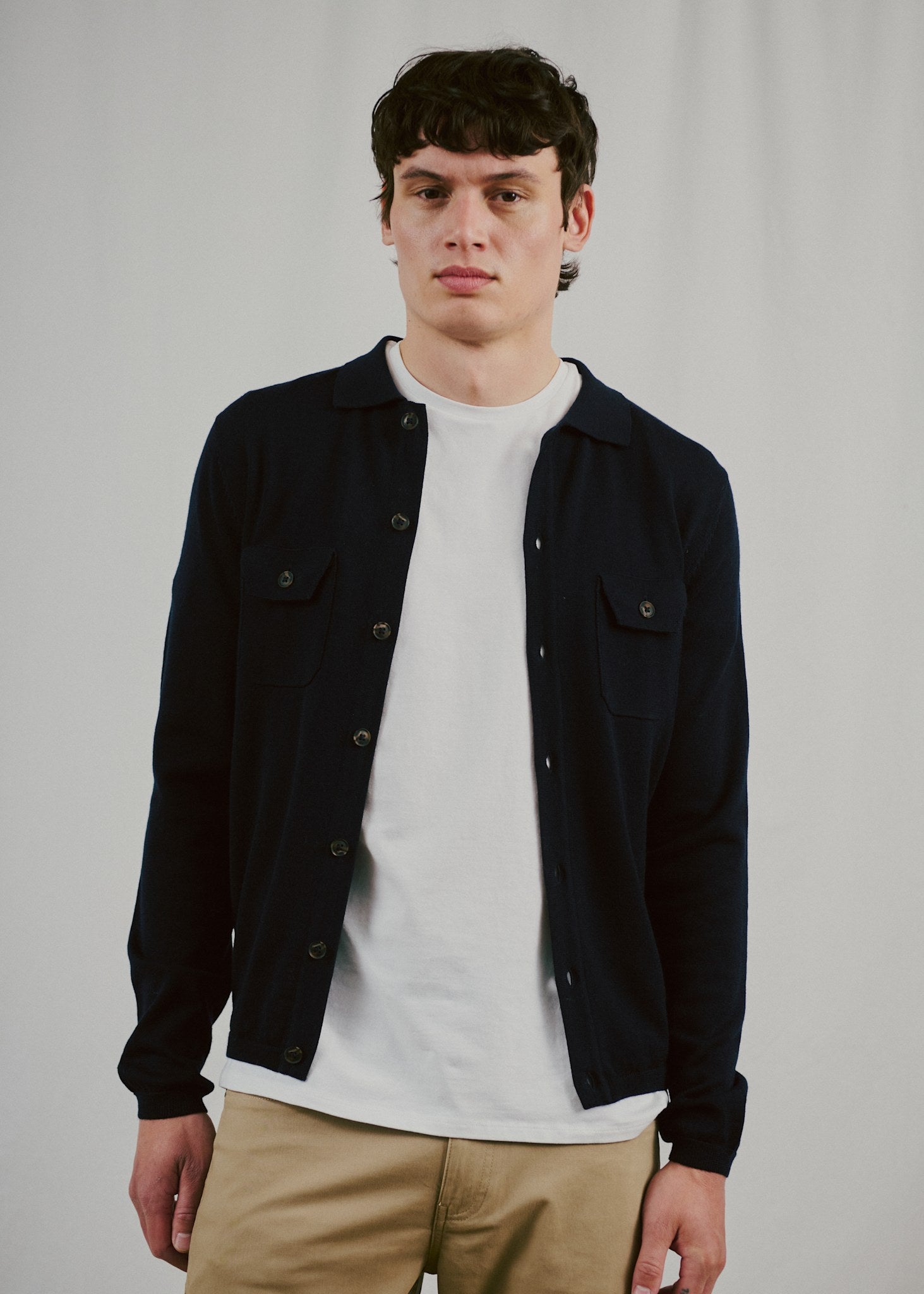 BS Zaouma Regular Fit Knitwear - Navy
