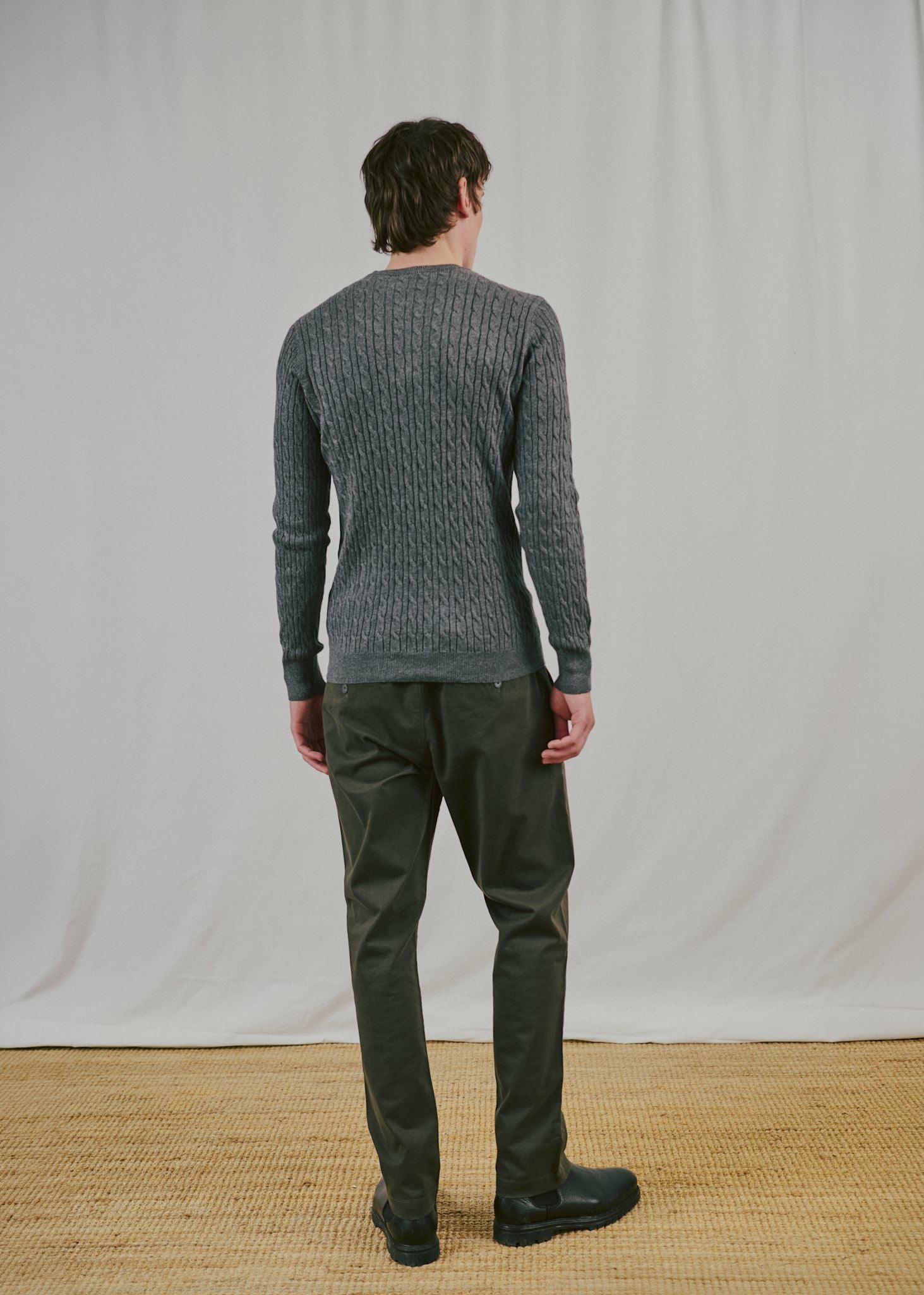 BS Guizchou Regular Fit Knitwear - Grey