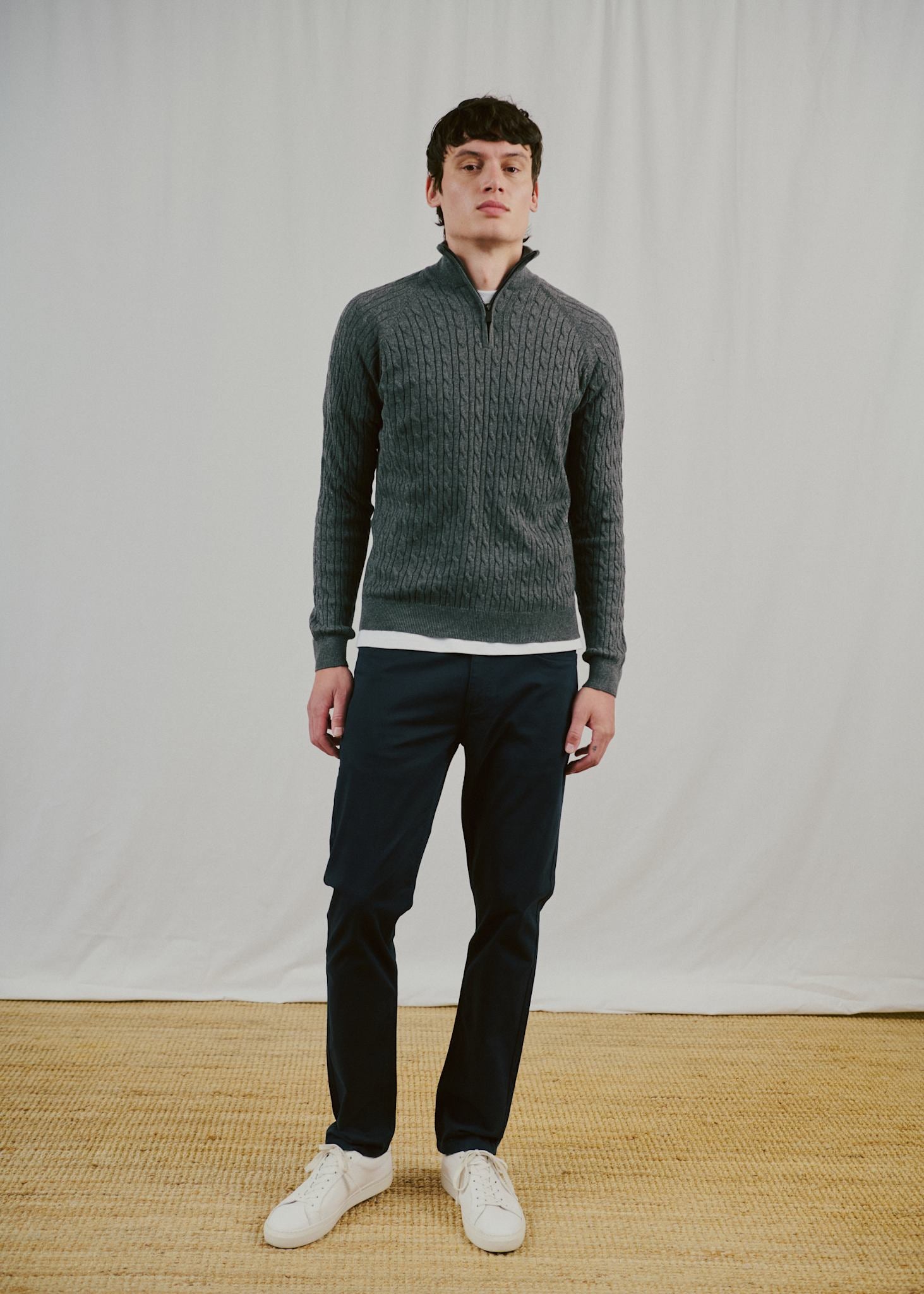 BS Simbel Regular Fit Knitwear - Grey