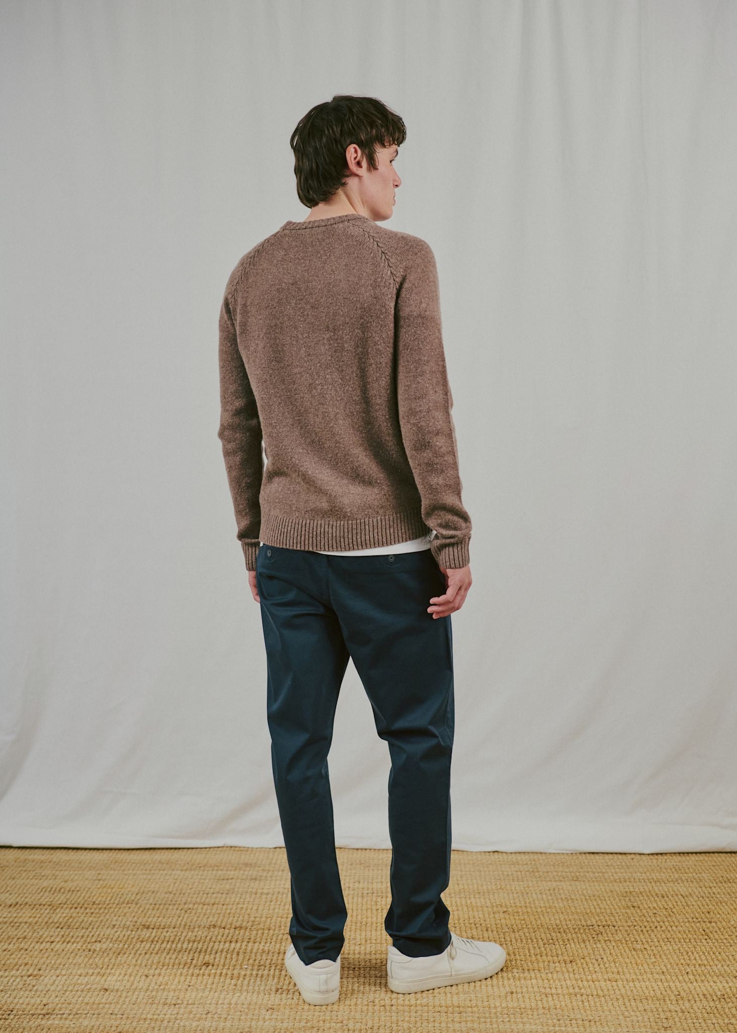 BS Punta Regular Fit Knitwear - Mink