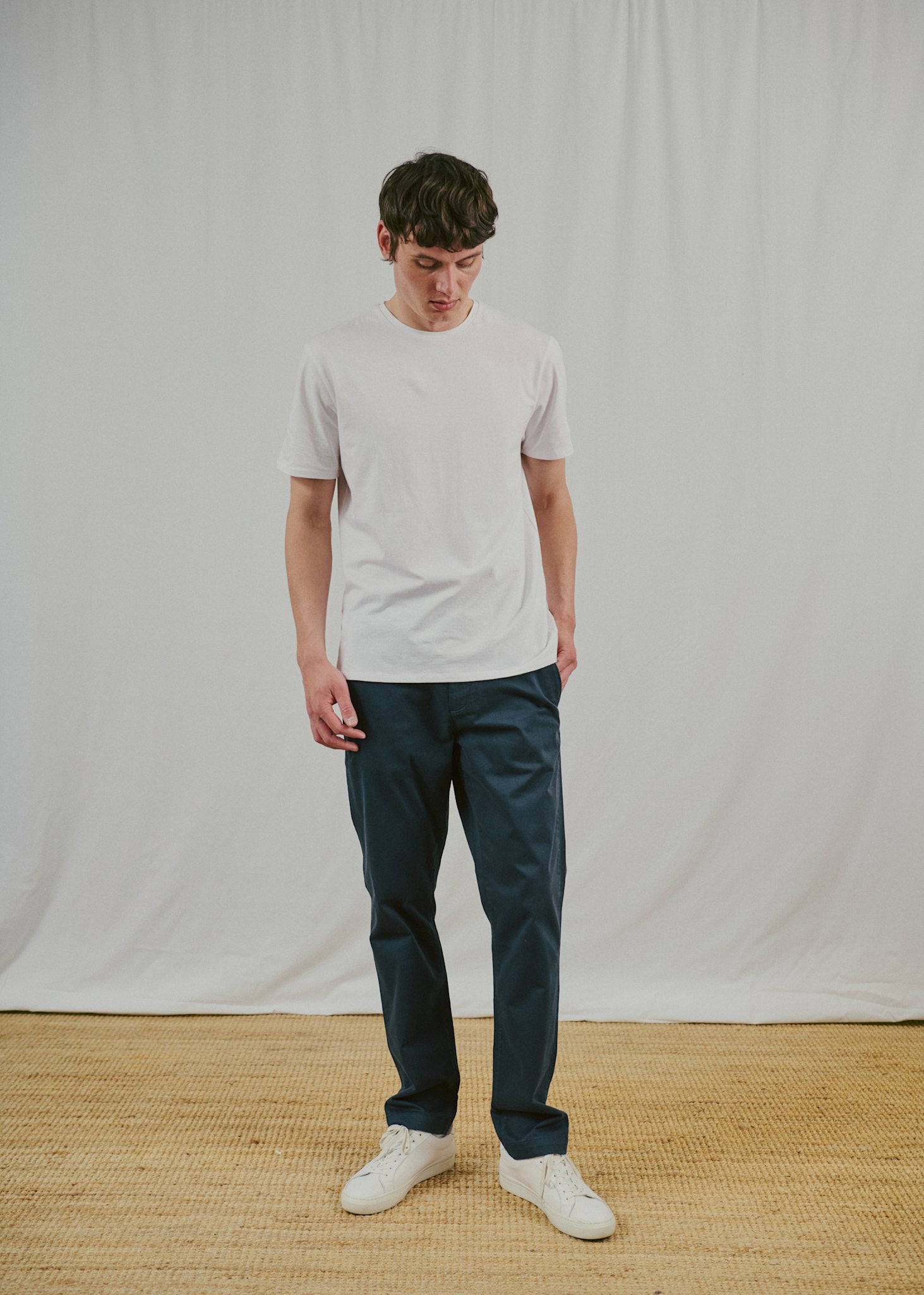 BS Nazim Regular Fit Chinos - Navy
