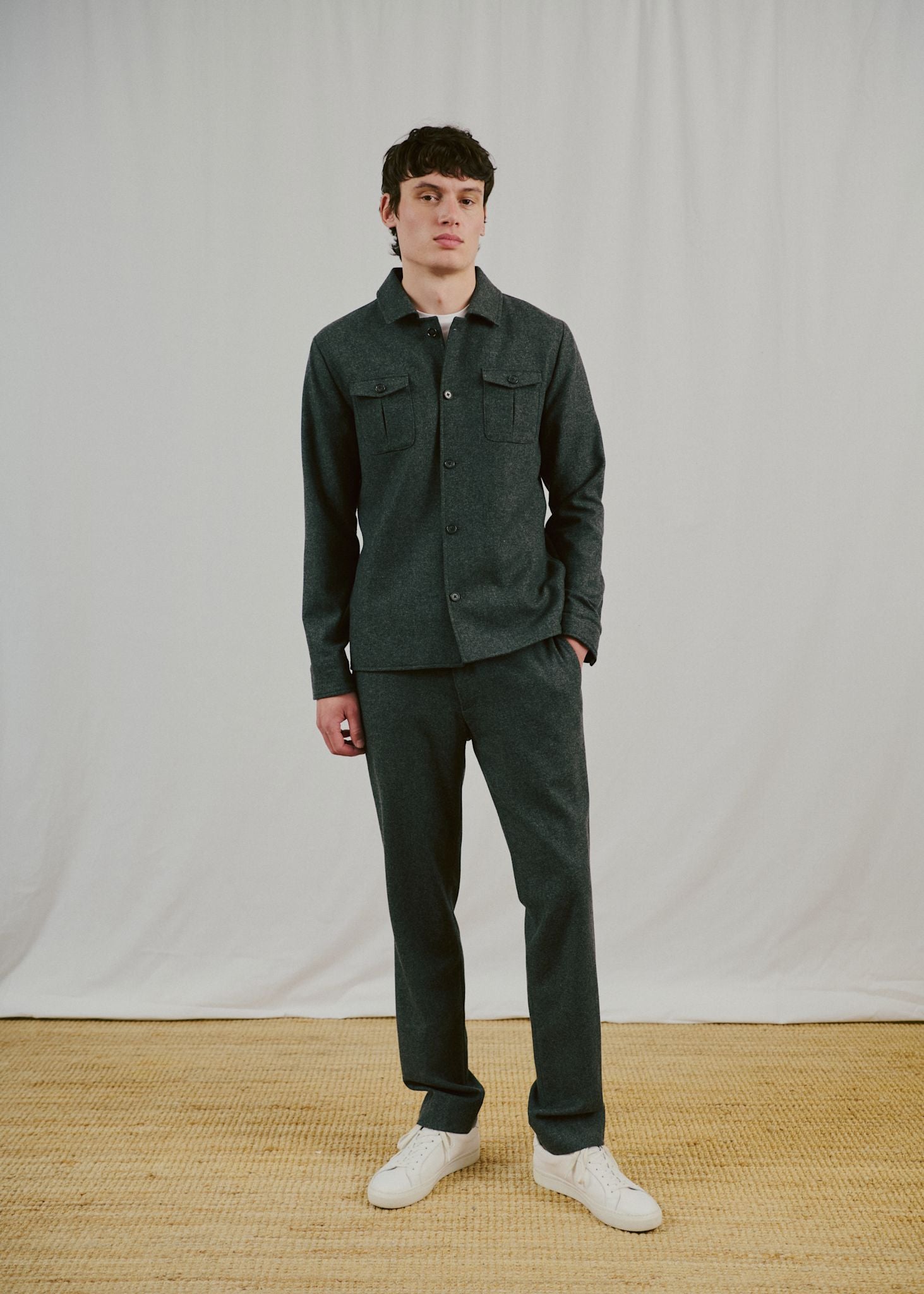 BS Melliw Classic Fit Suit Pants - Grey