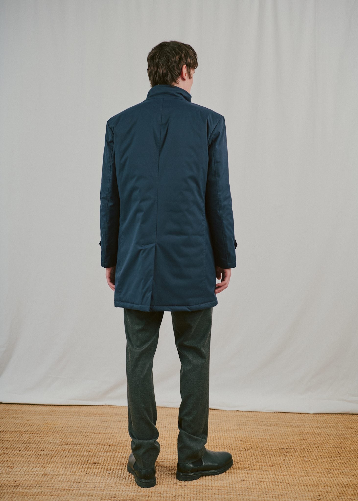 BS Bedford Slim Fit Coat - Navy