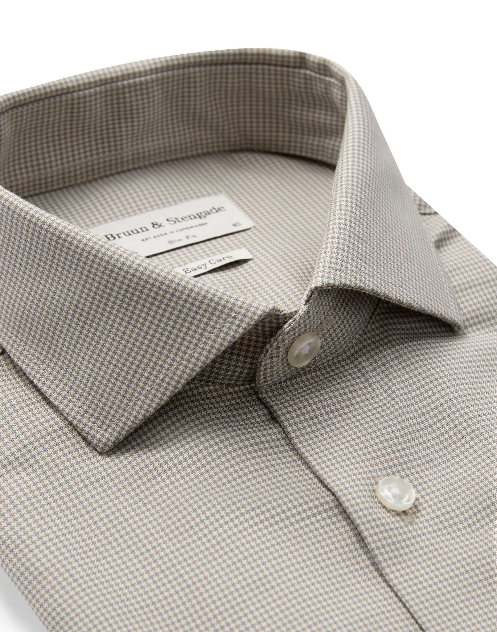 BS Seymour Slim Fit Shirt - Grey