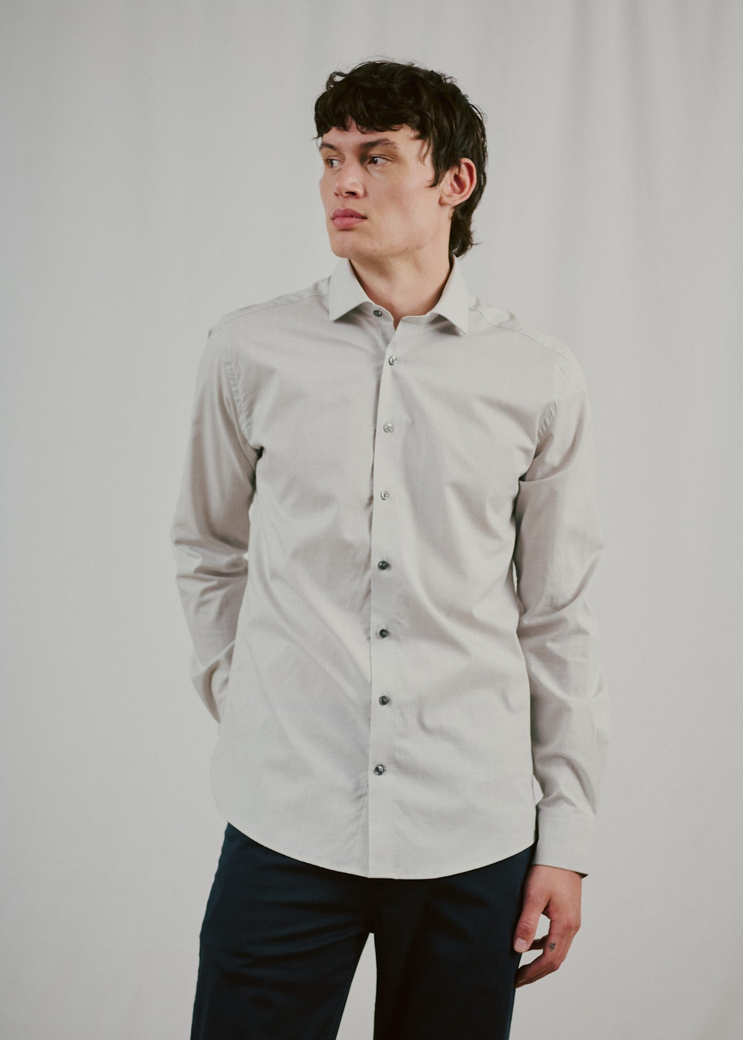 BS Krefeld Slim Fit Shirt - Grey