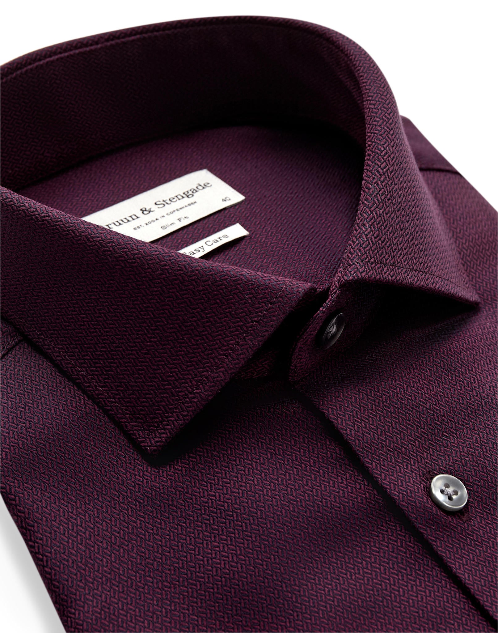 BS Hvang Slim Fit Shirt - Bordeaux
