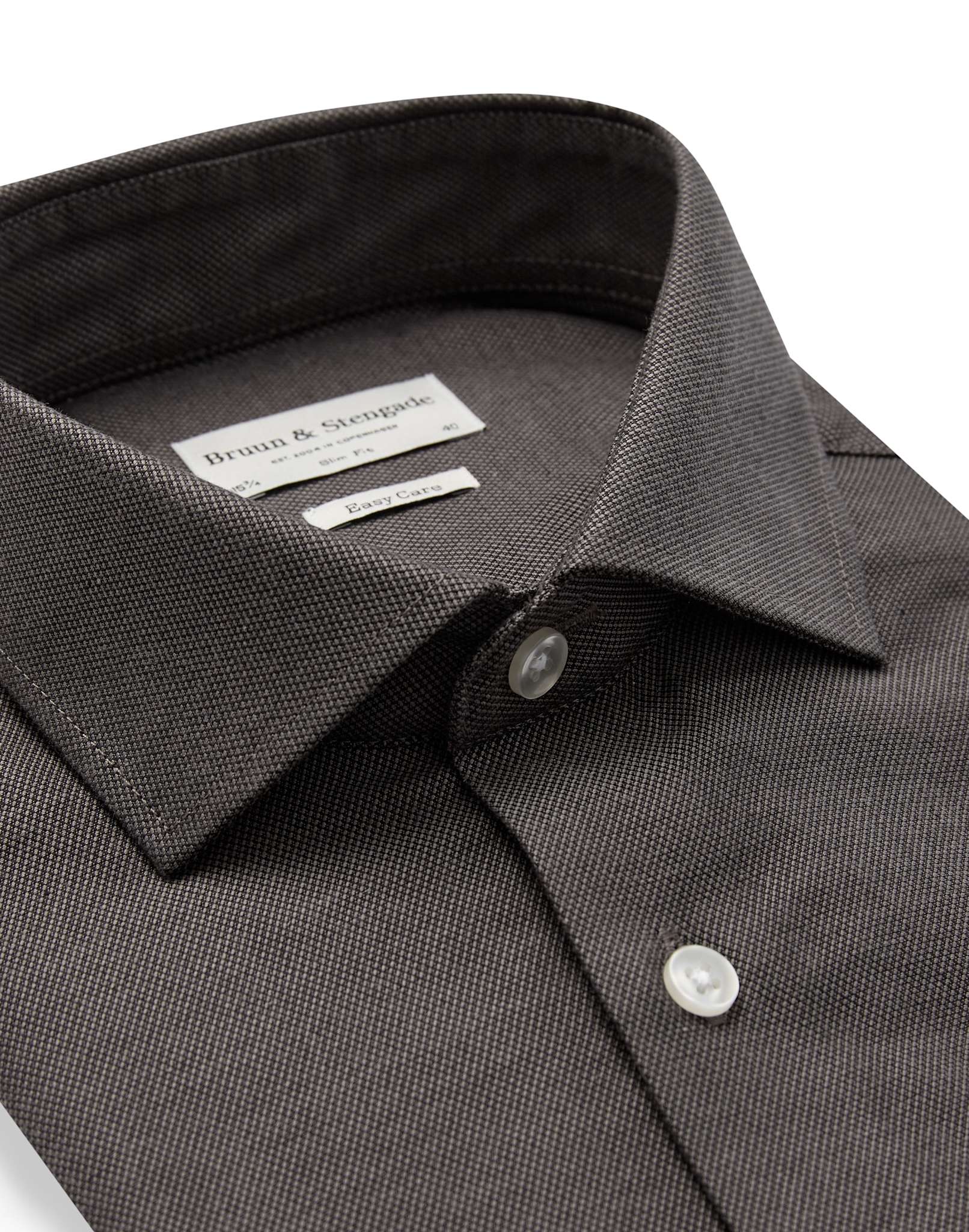 BS Osemann Slim Fit Shirt - Dark Grey