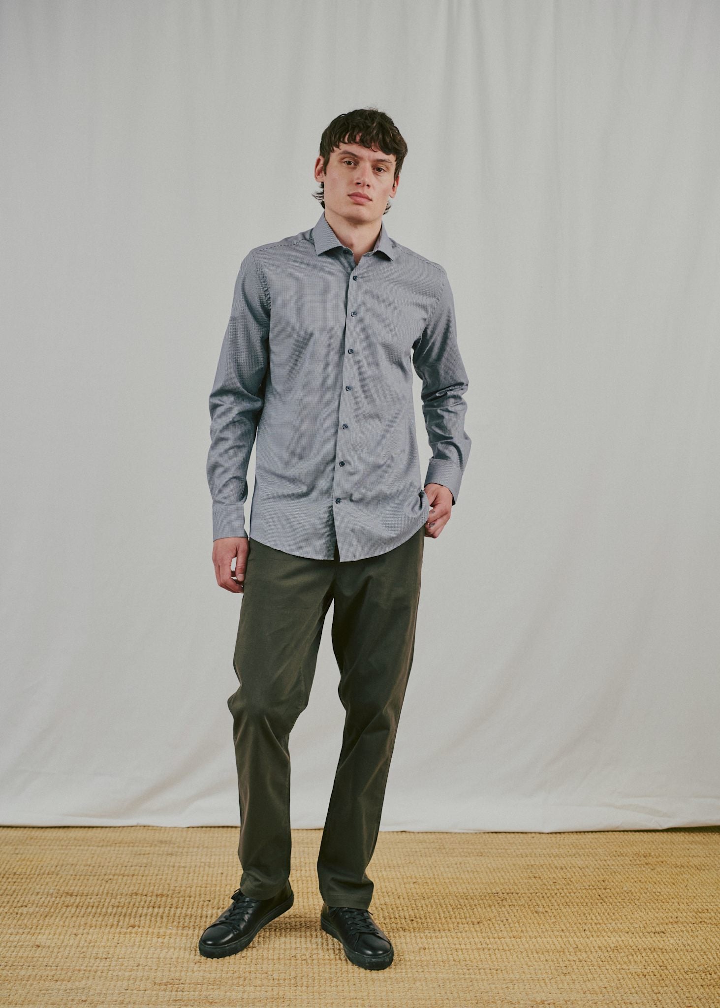 BS Foss Slim Fit Shirt - Black
