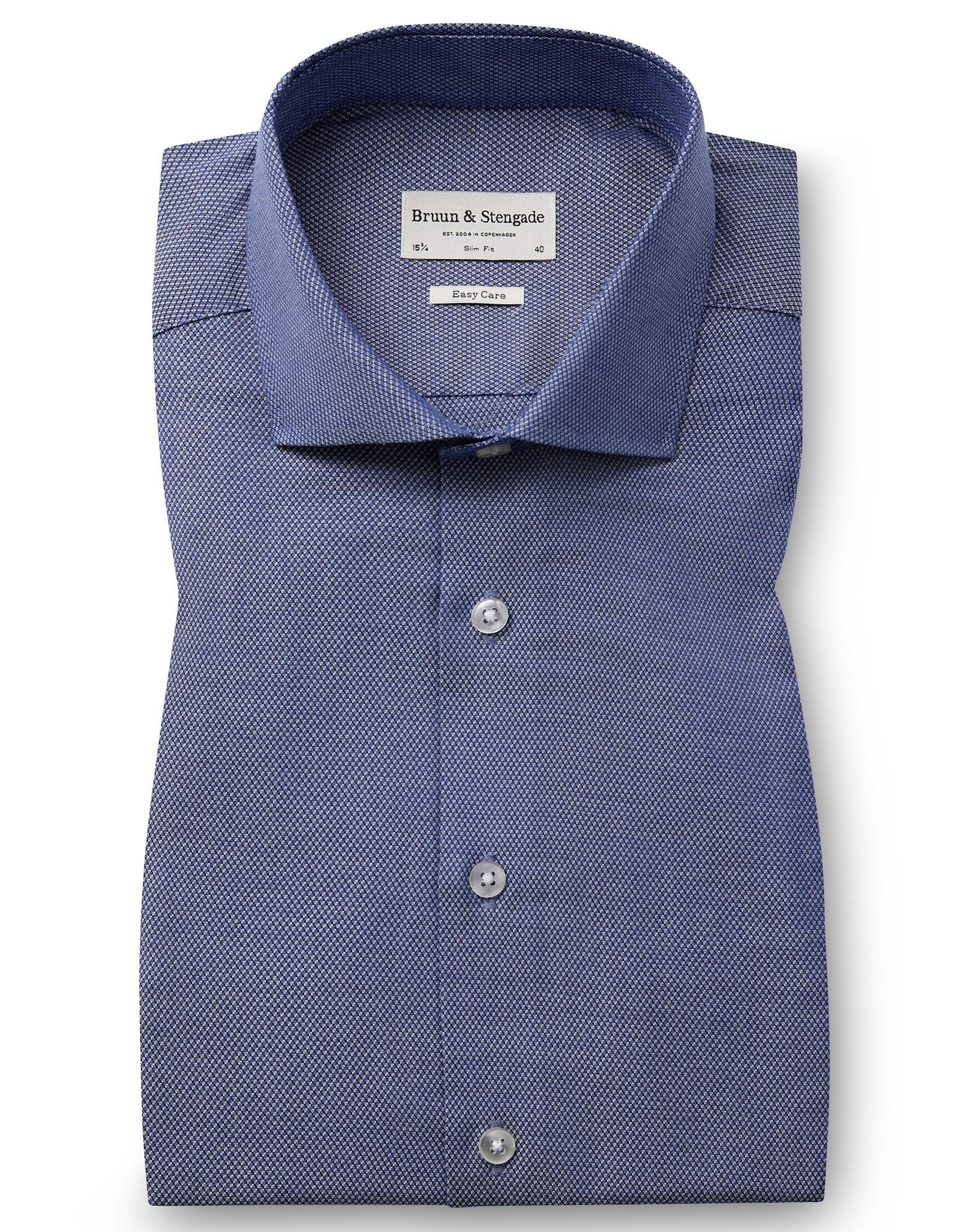 BS Guillou Slim Fit Shirt - Navy