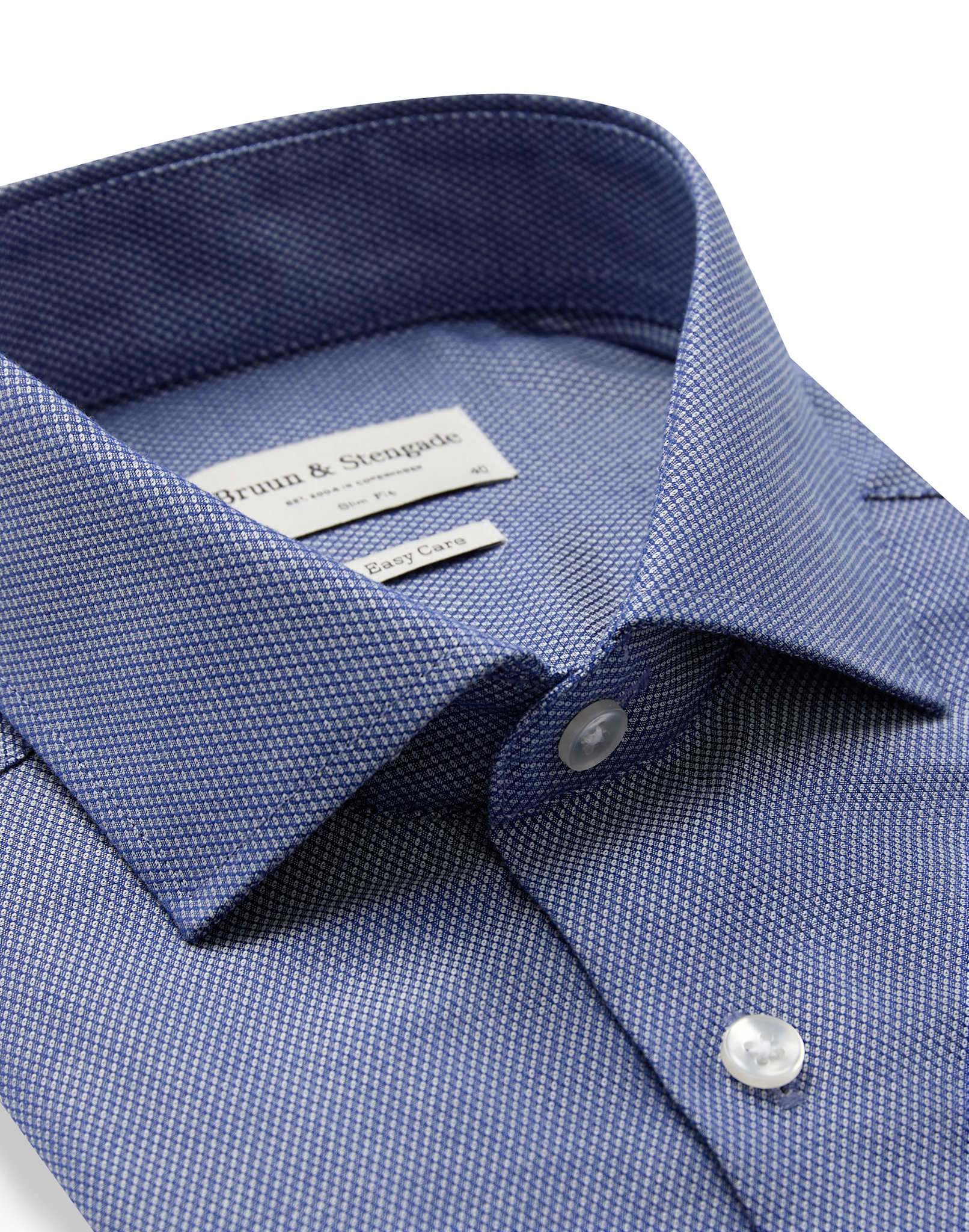 BS Guillou Slim Fit Shirt - Navy