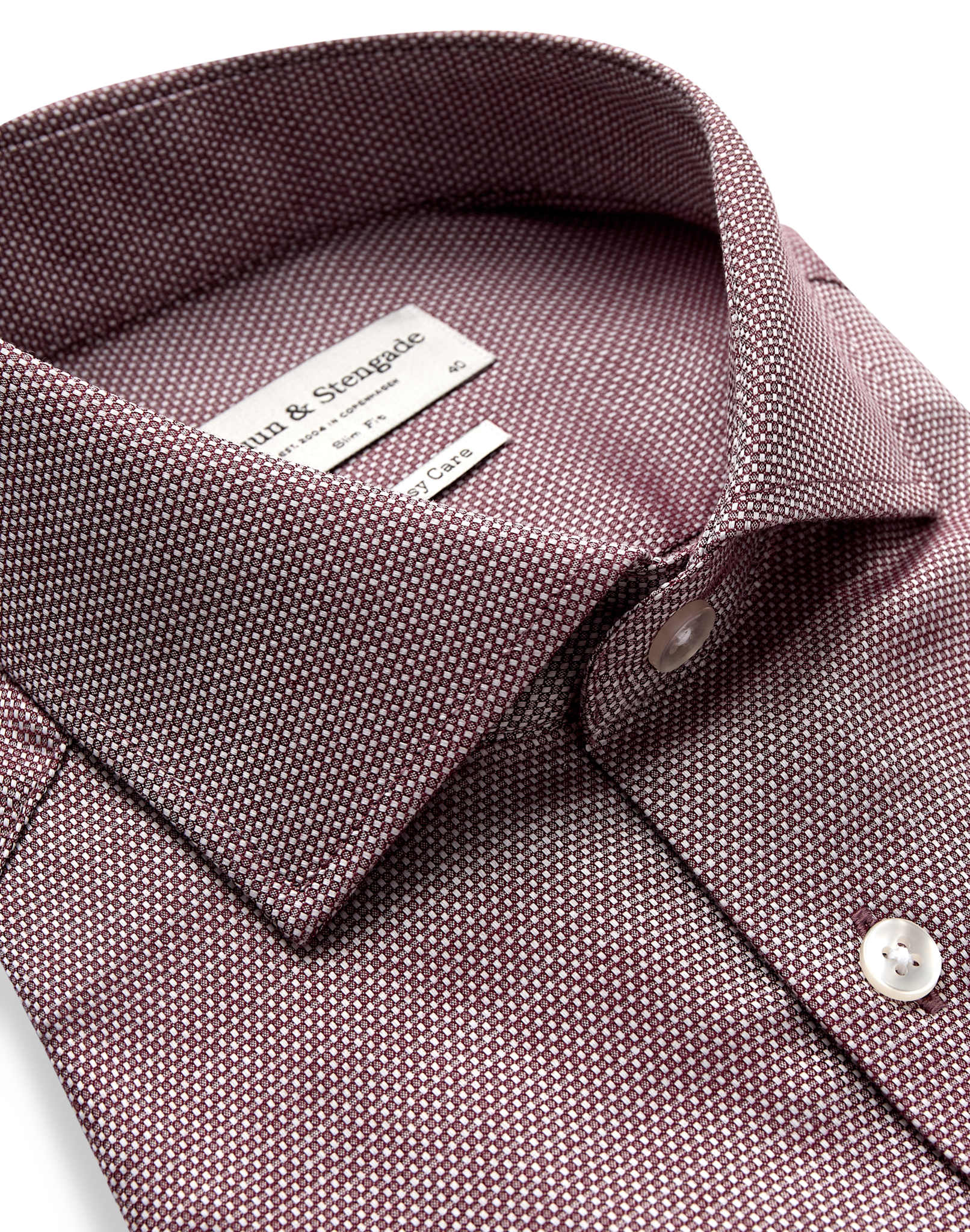 BS Pilgaard Slim Fit Shirt - Red