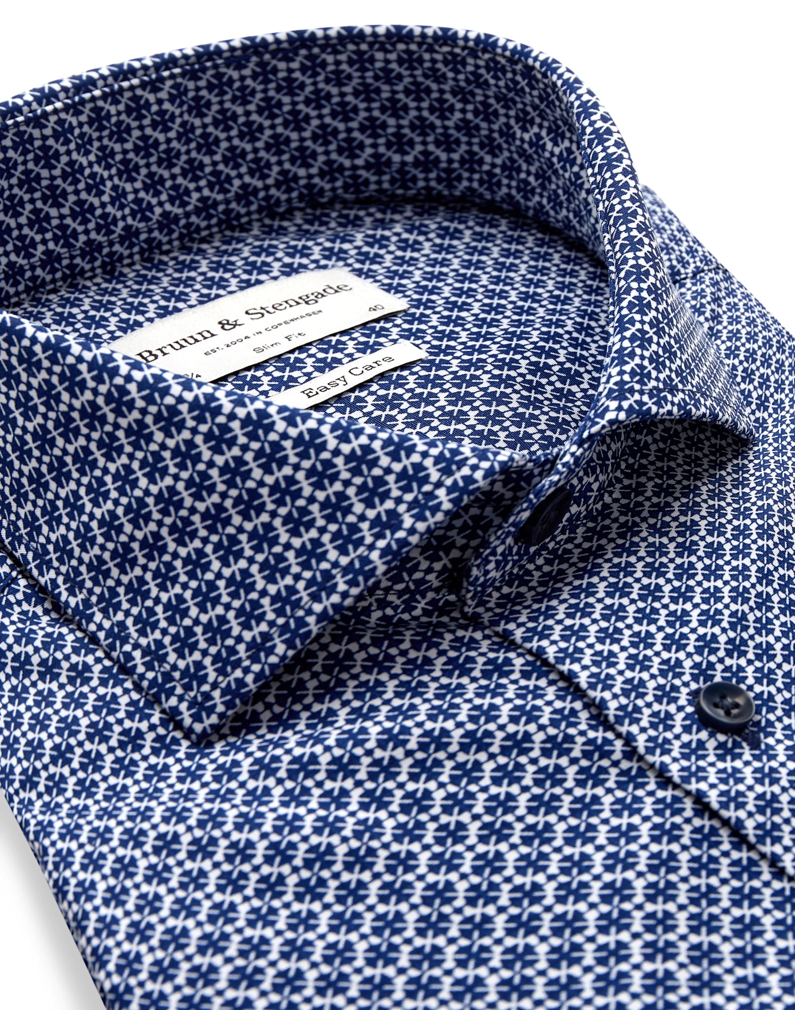 BS Follett Slim Fit Shirt - Navy