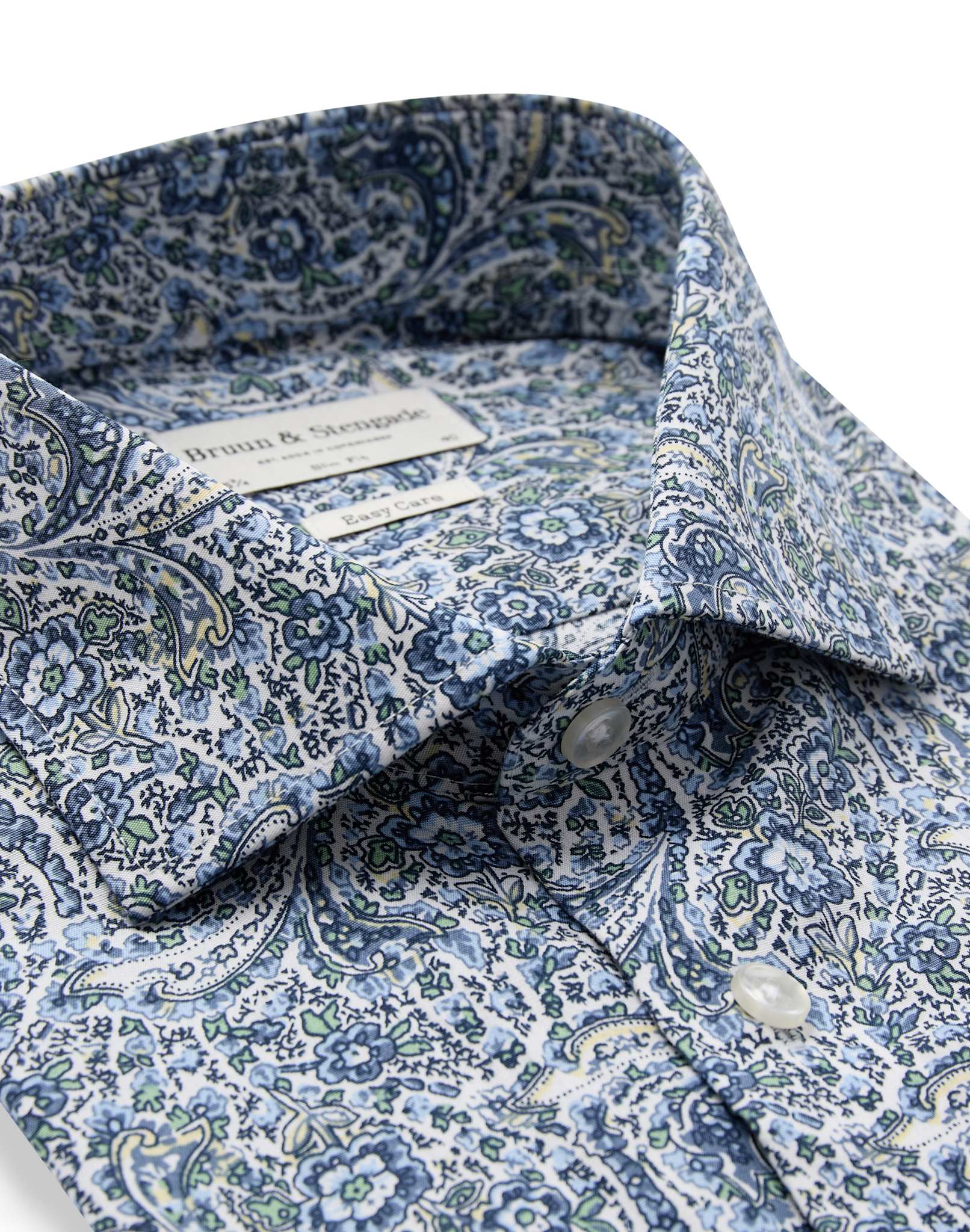 BS Uthaug Slim Fit Shirt - Navy