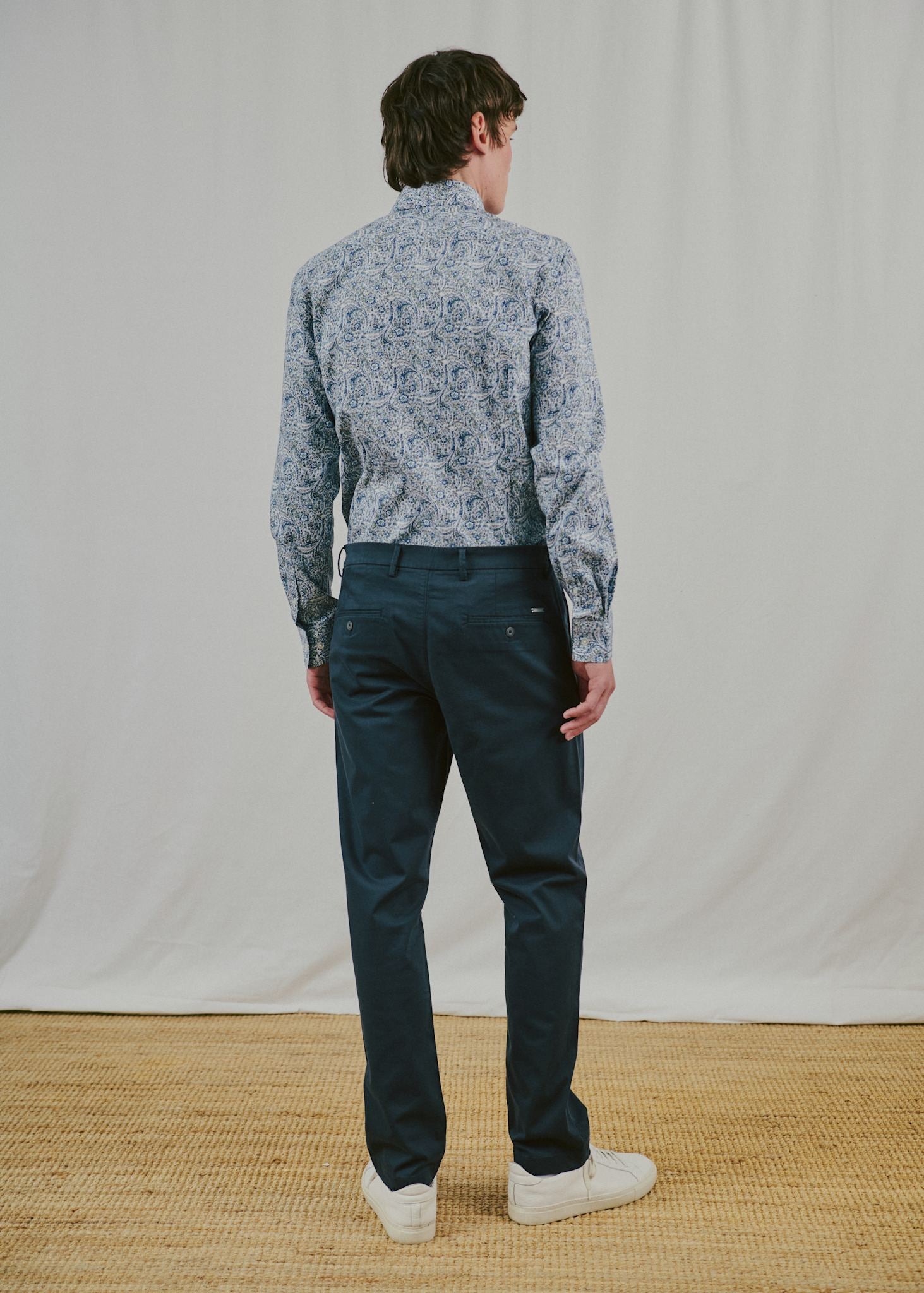BS Uthaug Slim Fit Shirt - Navy