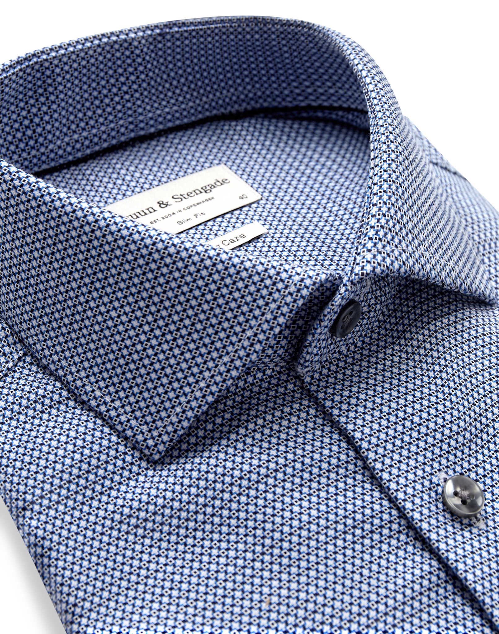 BS Kure Slim Fit Shirt - Navy