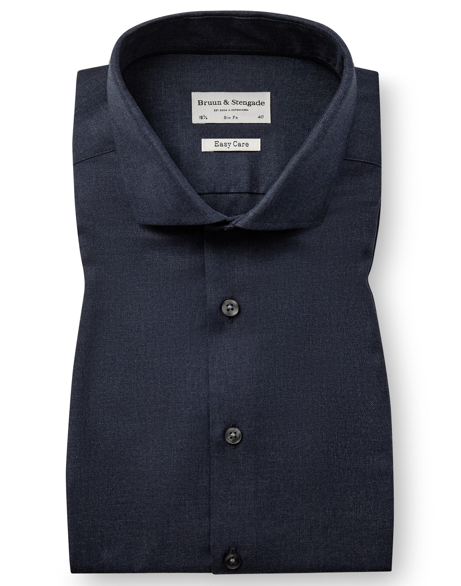BS Kinney Slim Fit Shirt - Navy