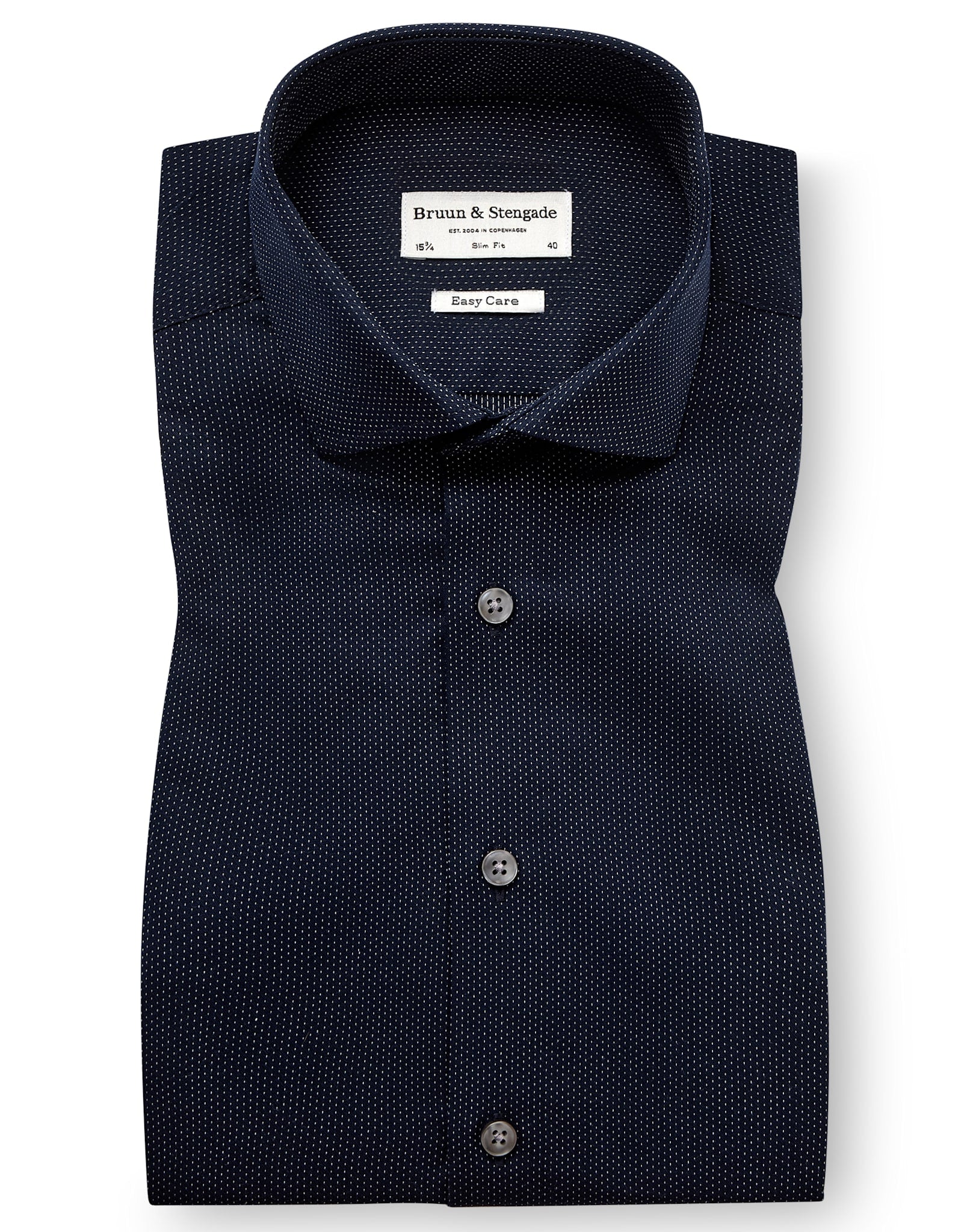 BS Hay Slim Fit Shirt - Navy