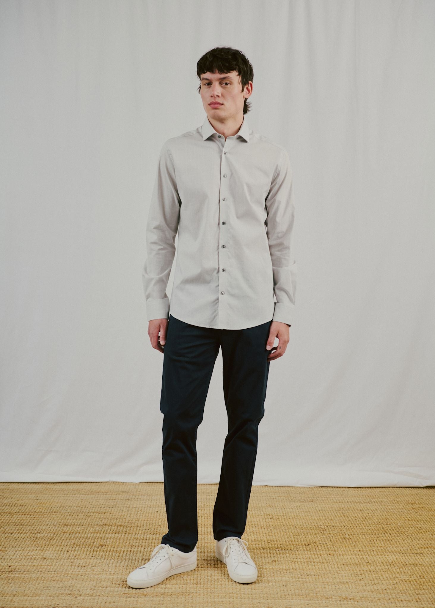 BS Balle Modern Fit Shirt - Grey