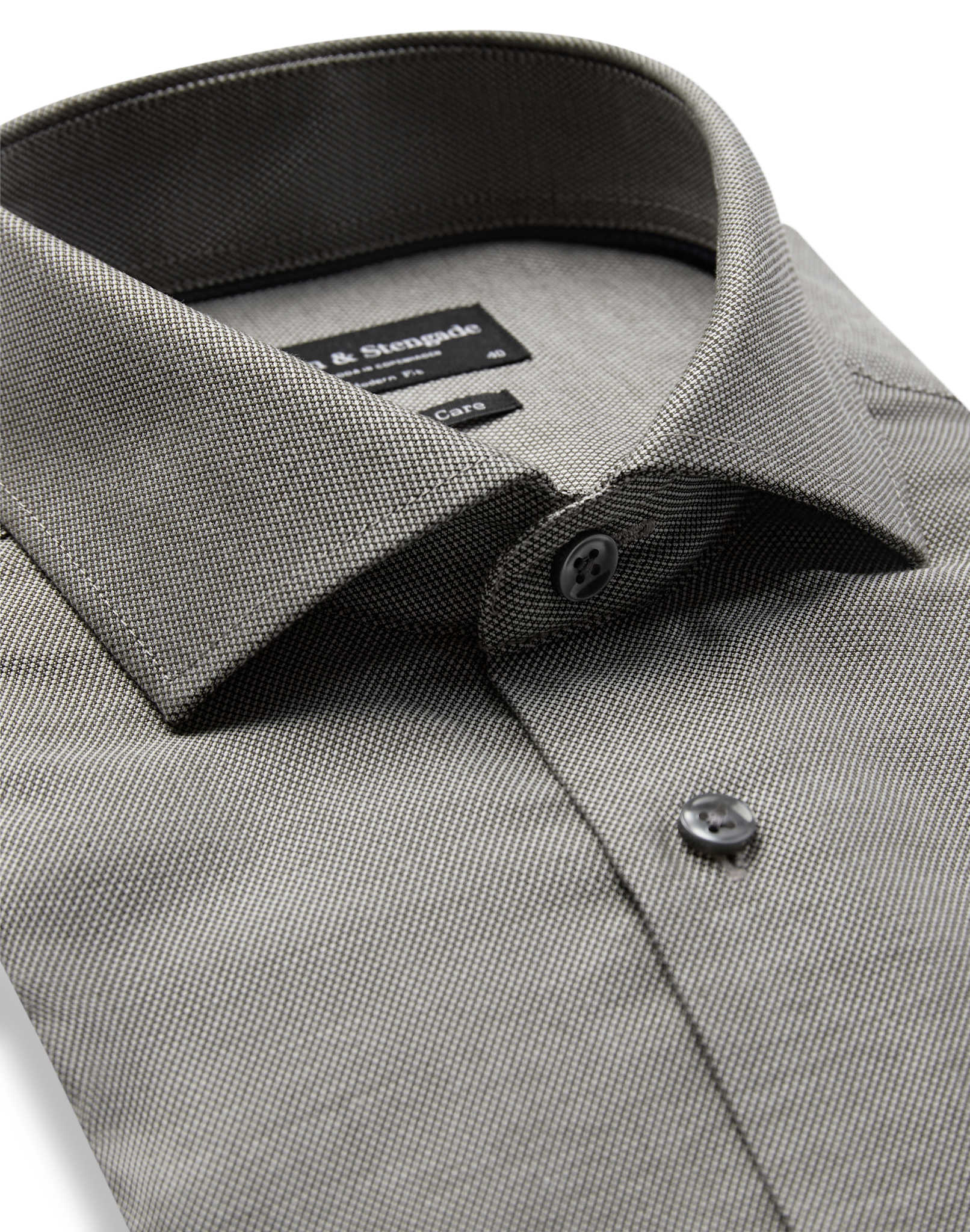 BS Manson Modern Fit Shirt - Grey