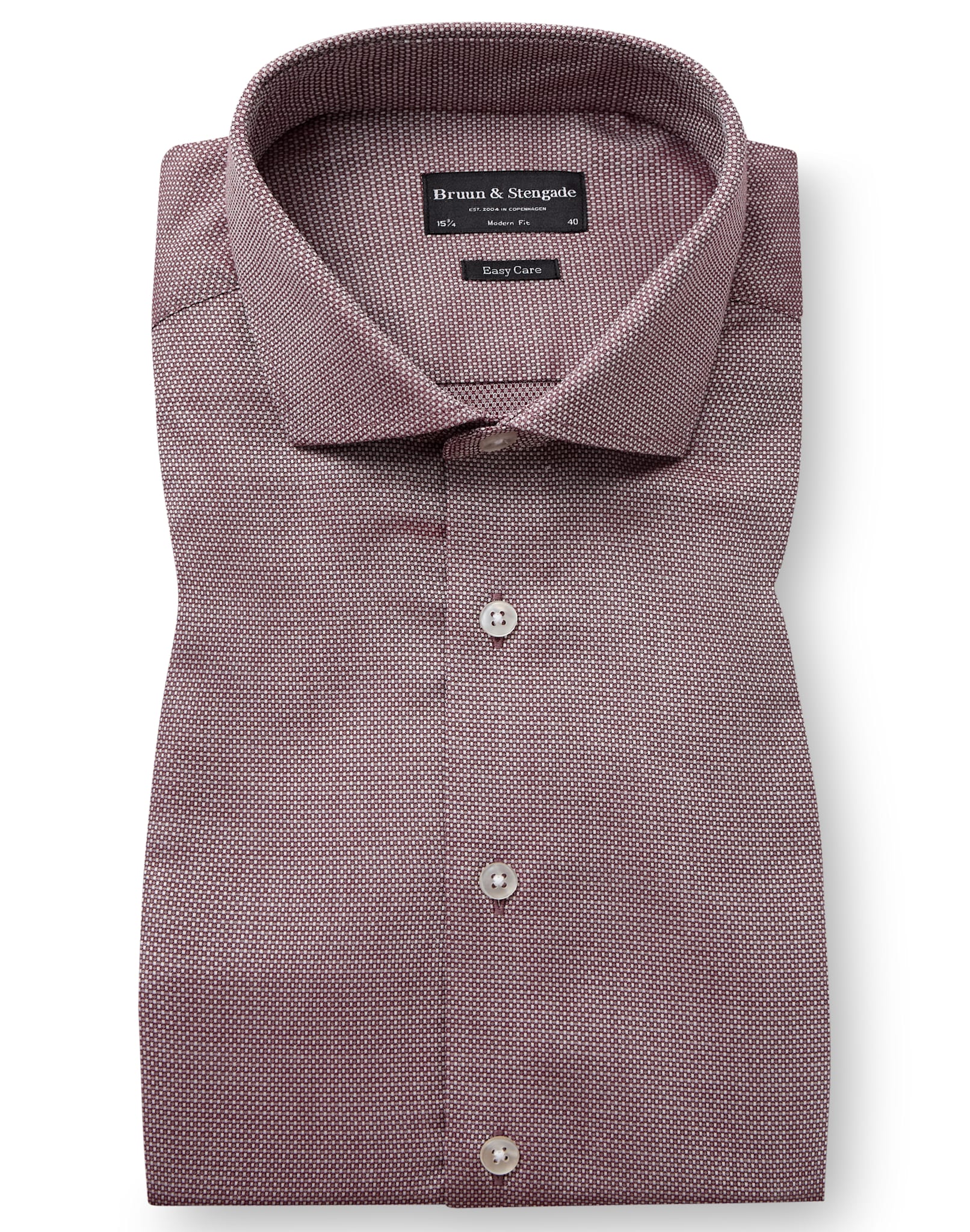 BS Ekberg Modern Fit Shirt - Red