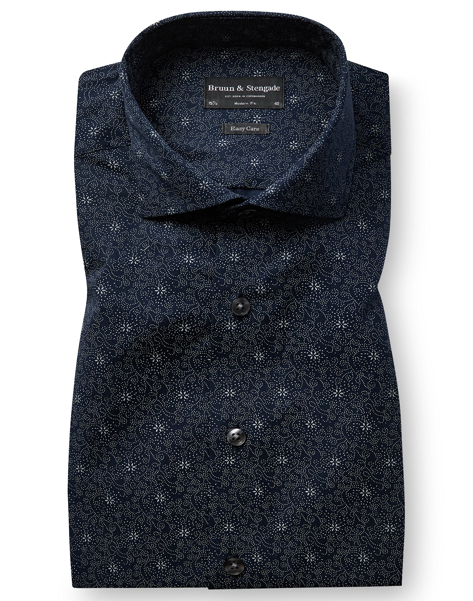BS Buk Modern Fit Shirt - Navy
