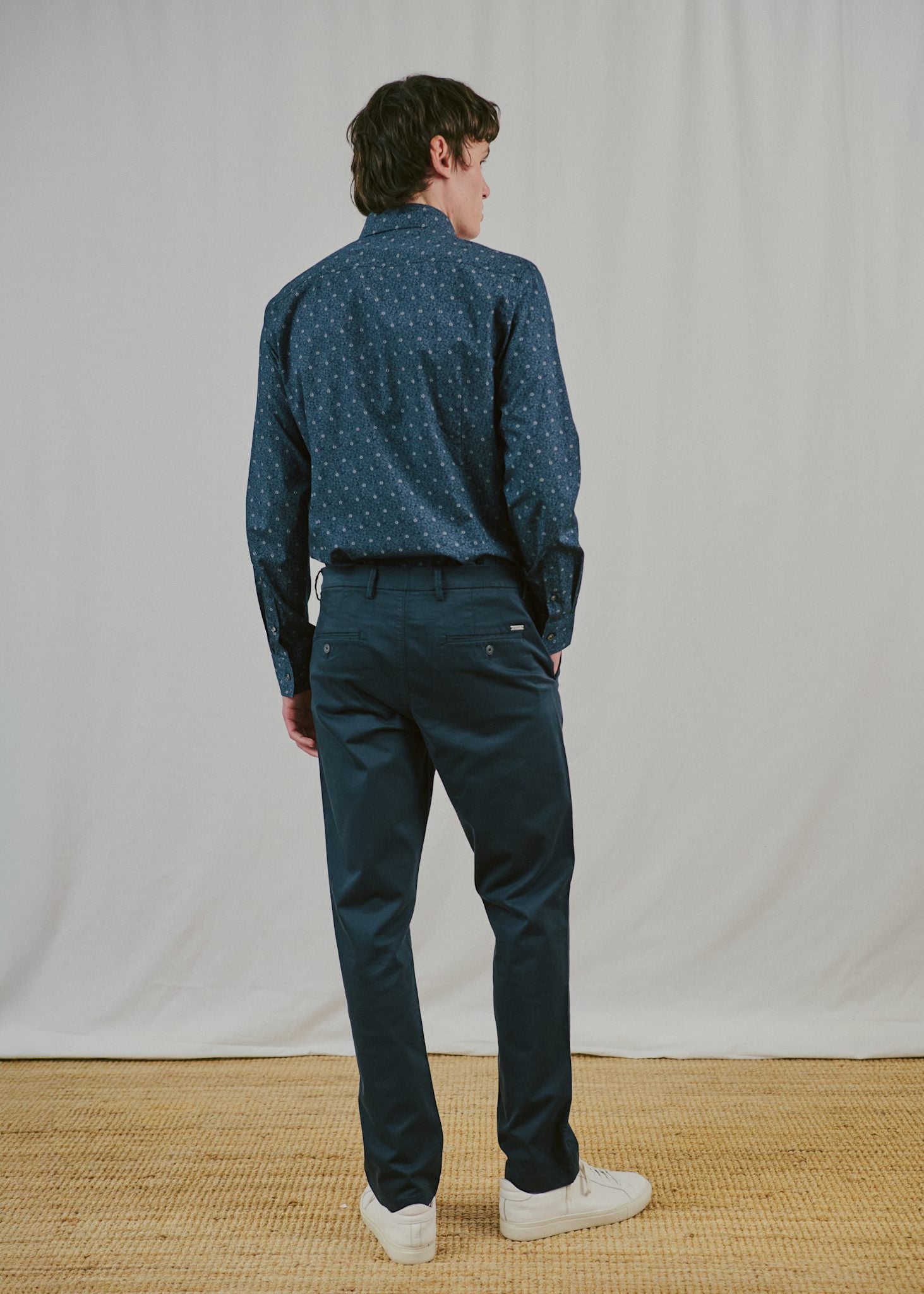 BS Buk Modern Fit Shirt - Navy