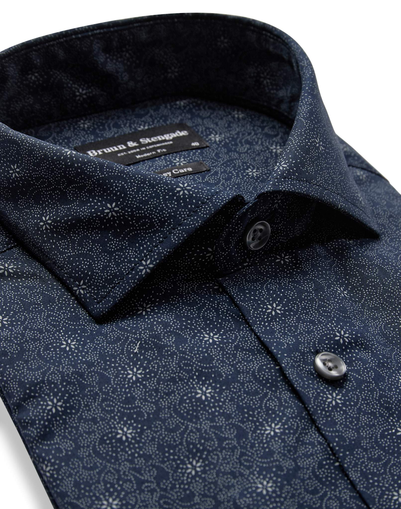 BS Buk Modern Fit Shirt - Navy