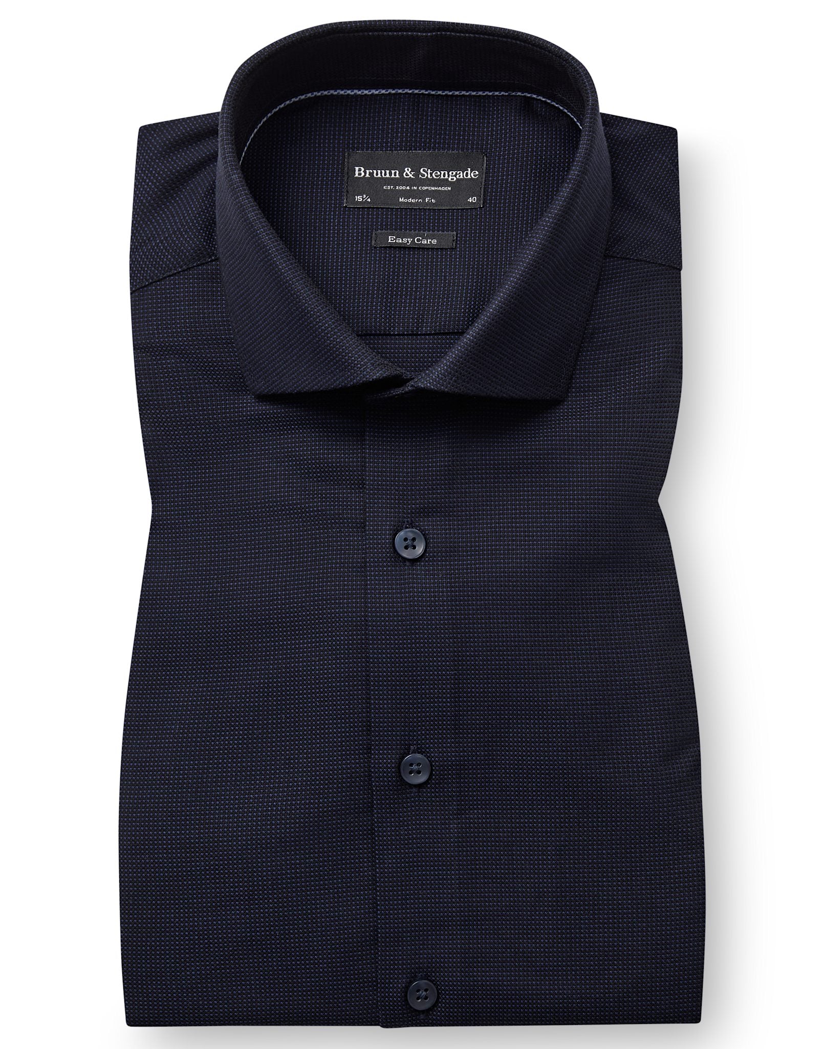BS Riordan Modern Fit Shirt - Navy