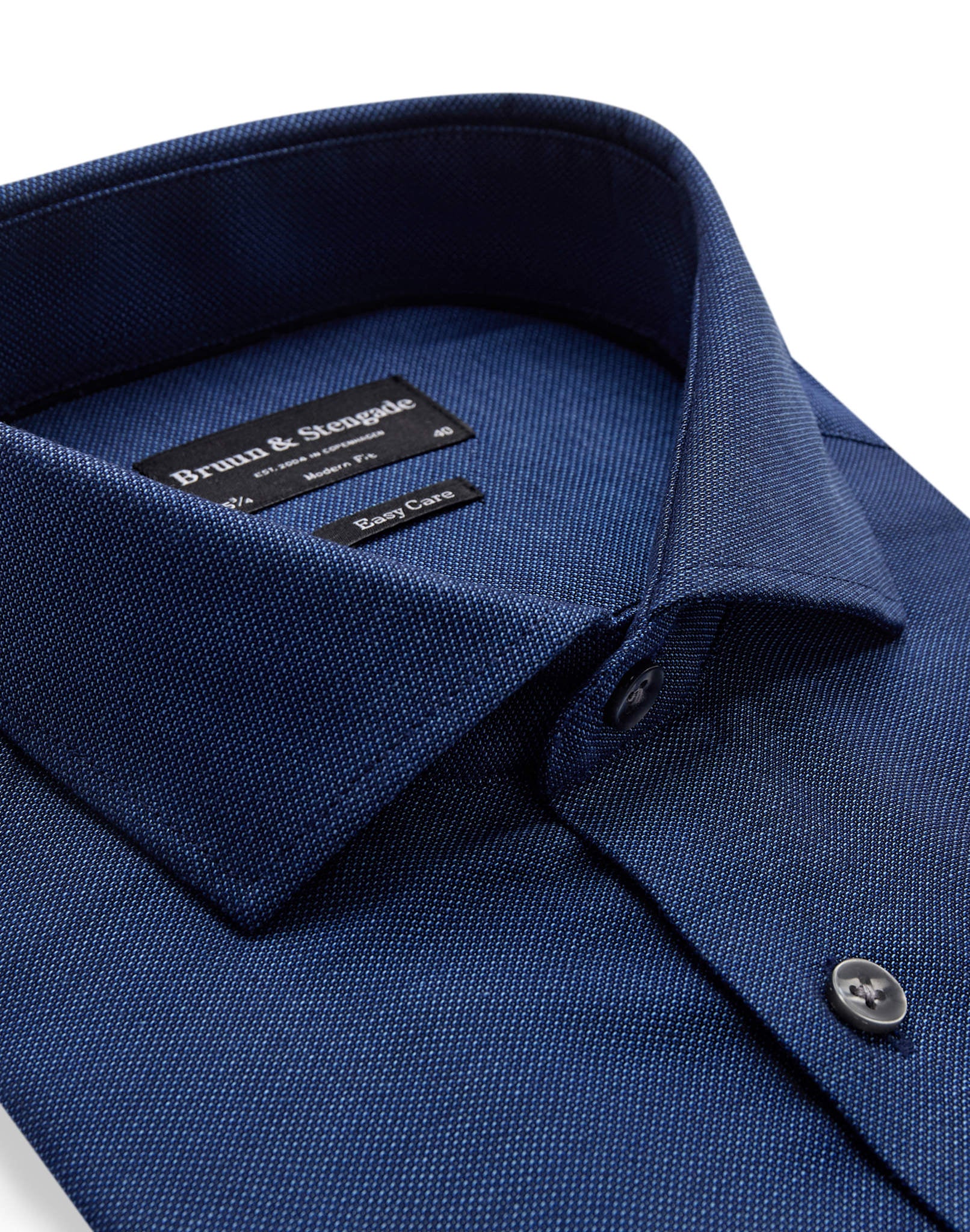 BS Haumann Modern Fit Shirt - Navy