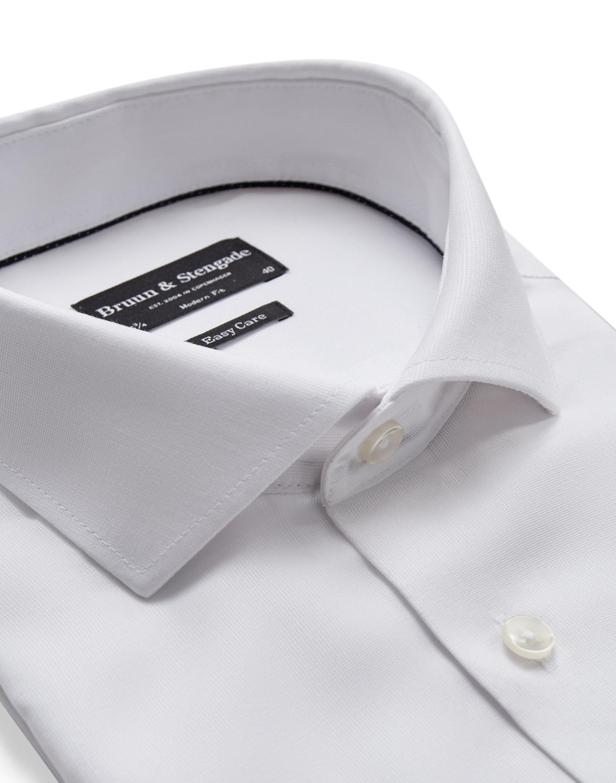 BS Flanagen Modern Fit Shirt - White