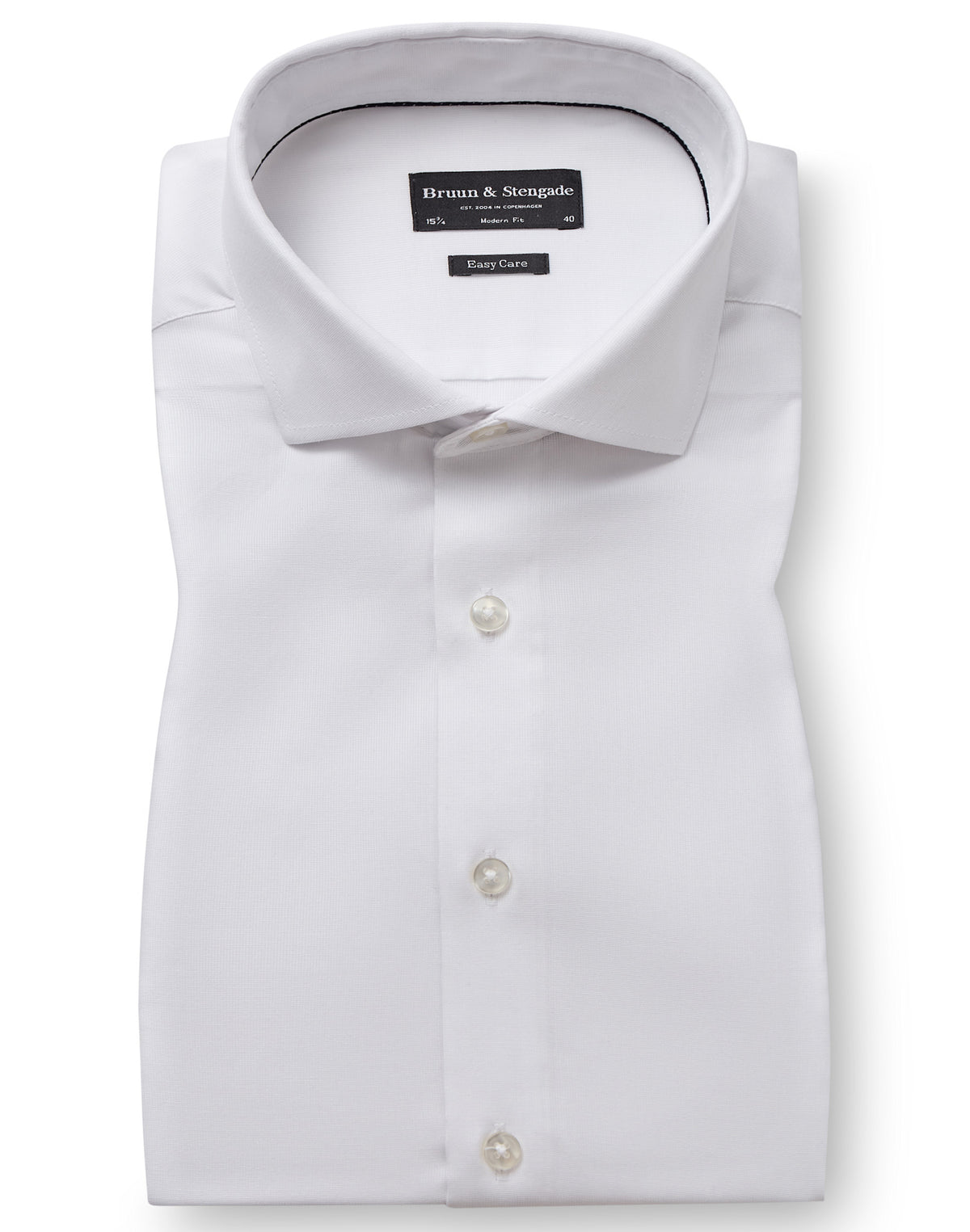 BS Flanagen Modern Fit Shirt - White