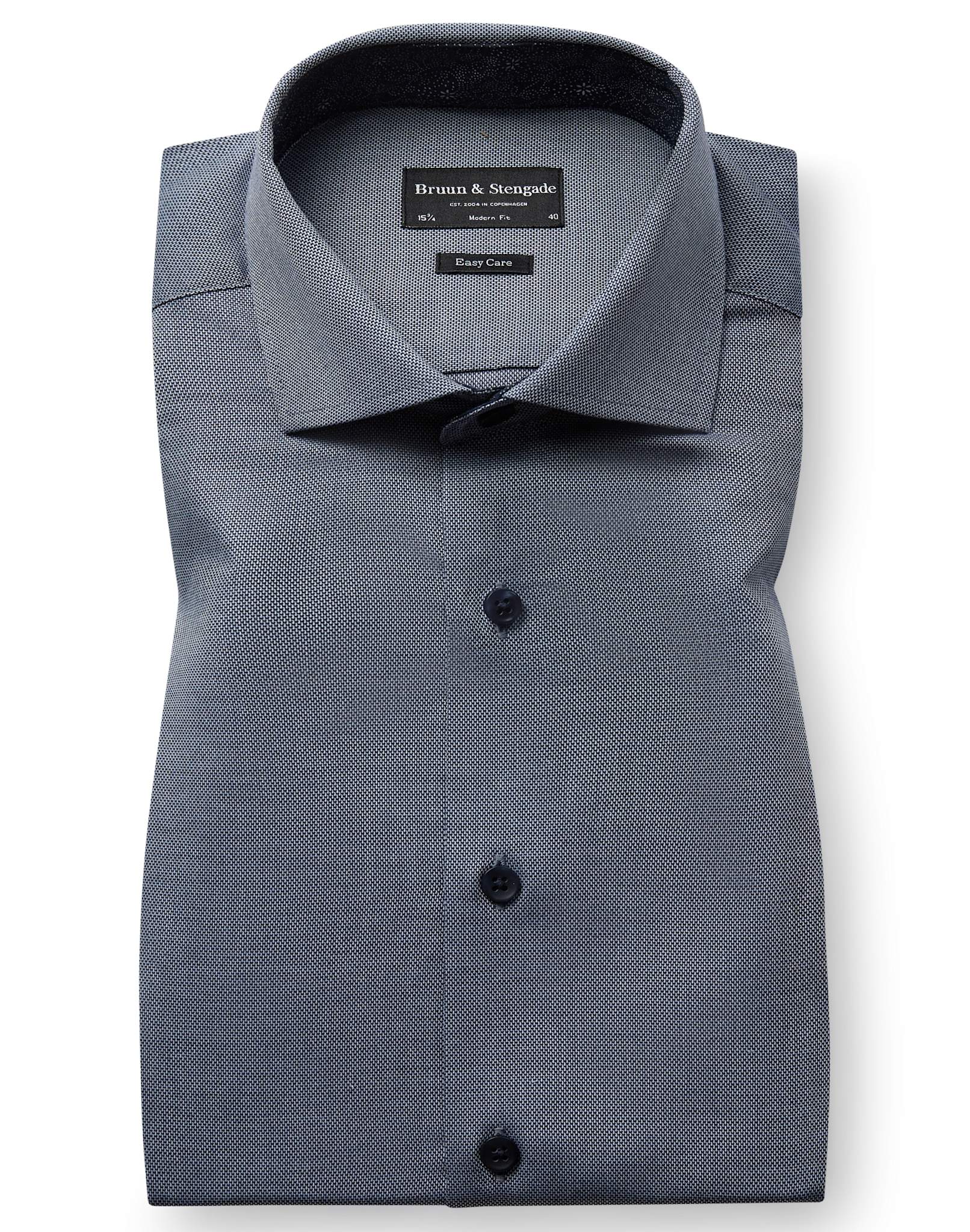 BS Jussi Modern Fit Shirt - Navy