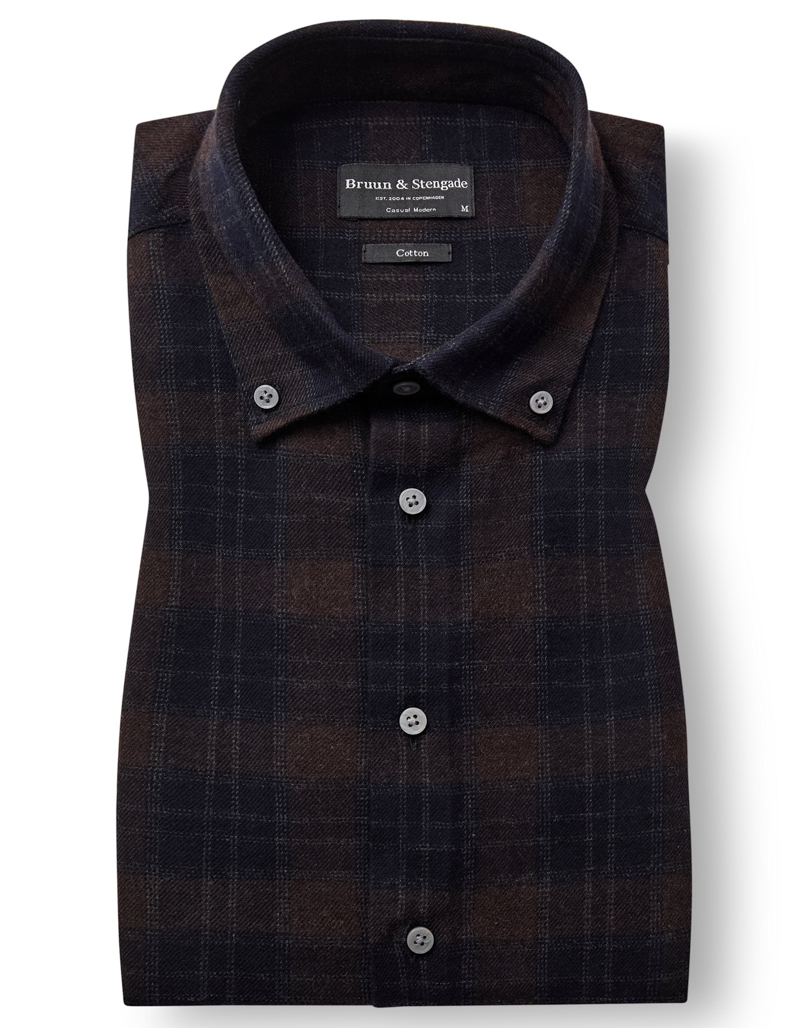 BS Norodom Casual Modern Fit Shirt - Brown