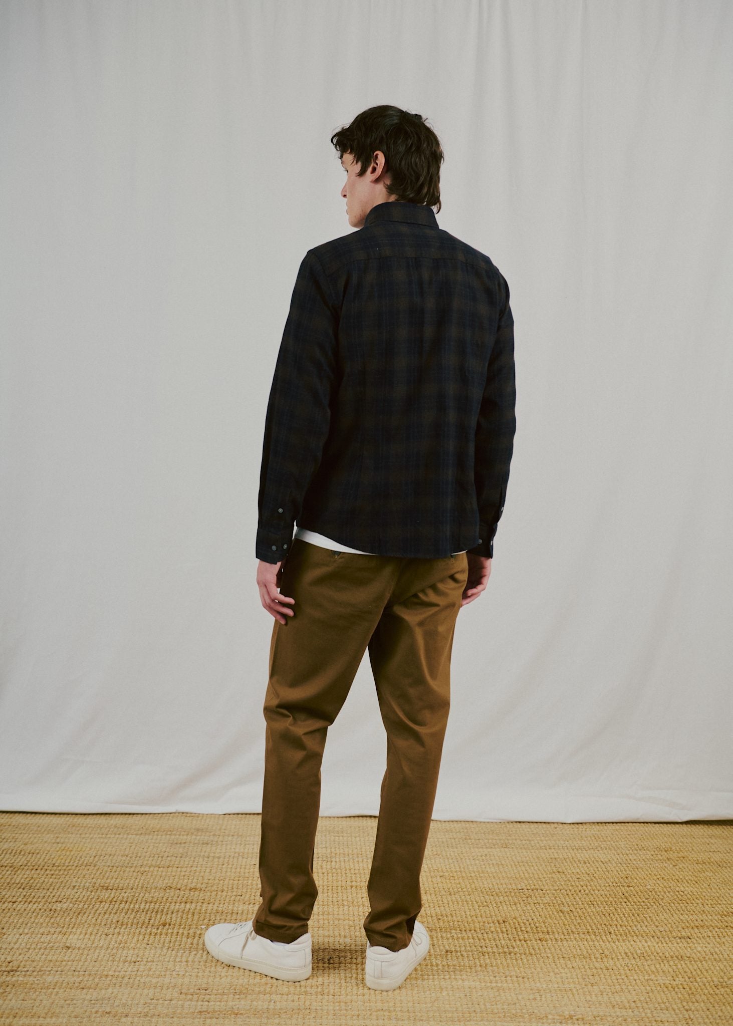 BS Norodom Casual Modern Fit Shirt - Brown