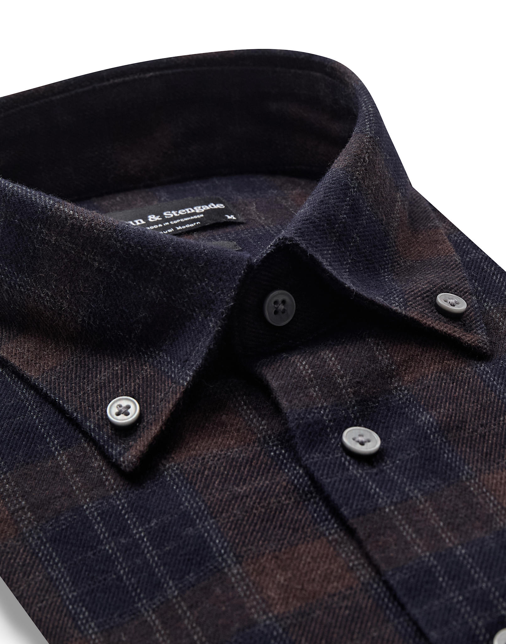 BS Norodom Casual Modern Fit Shirt - Brown