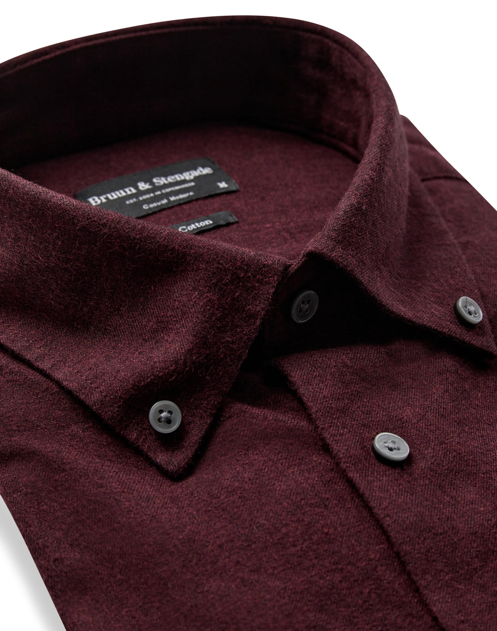 BS Akihito Casual Modern Fit Shirt - Bordeaux