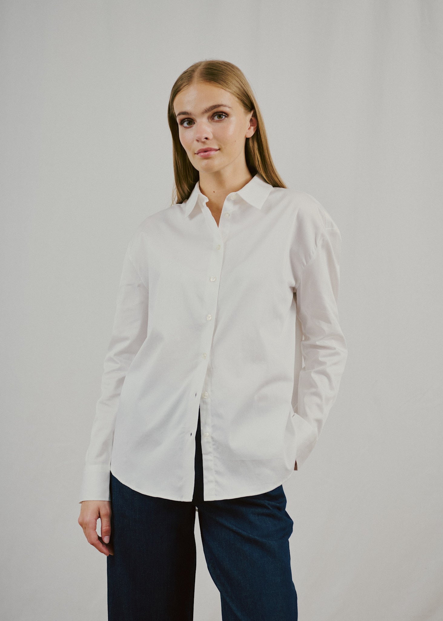 BS Elsie Regular Fit Shirt - White