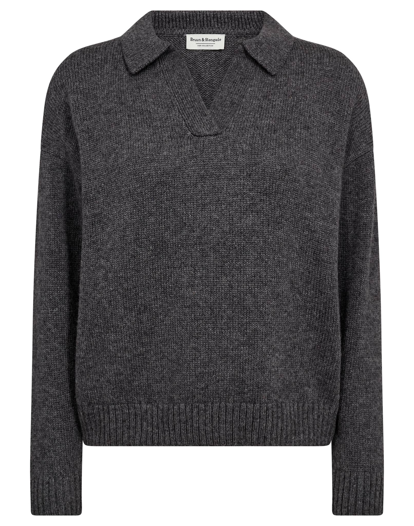 BS Hedwig Regular Fit Knitwear - Dark Grey