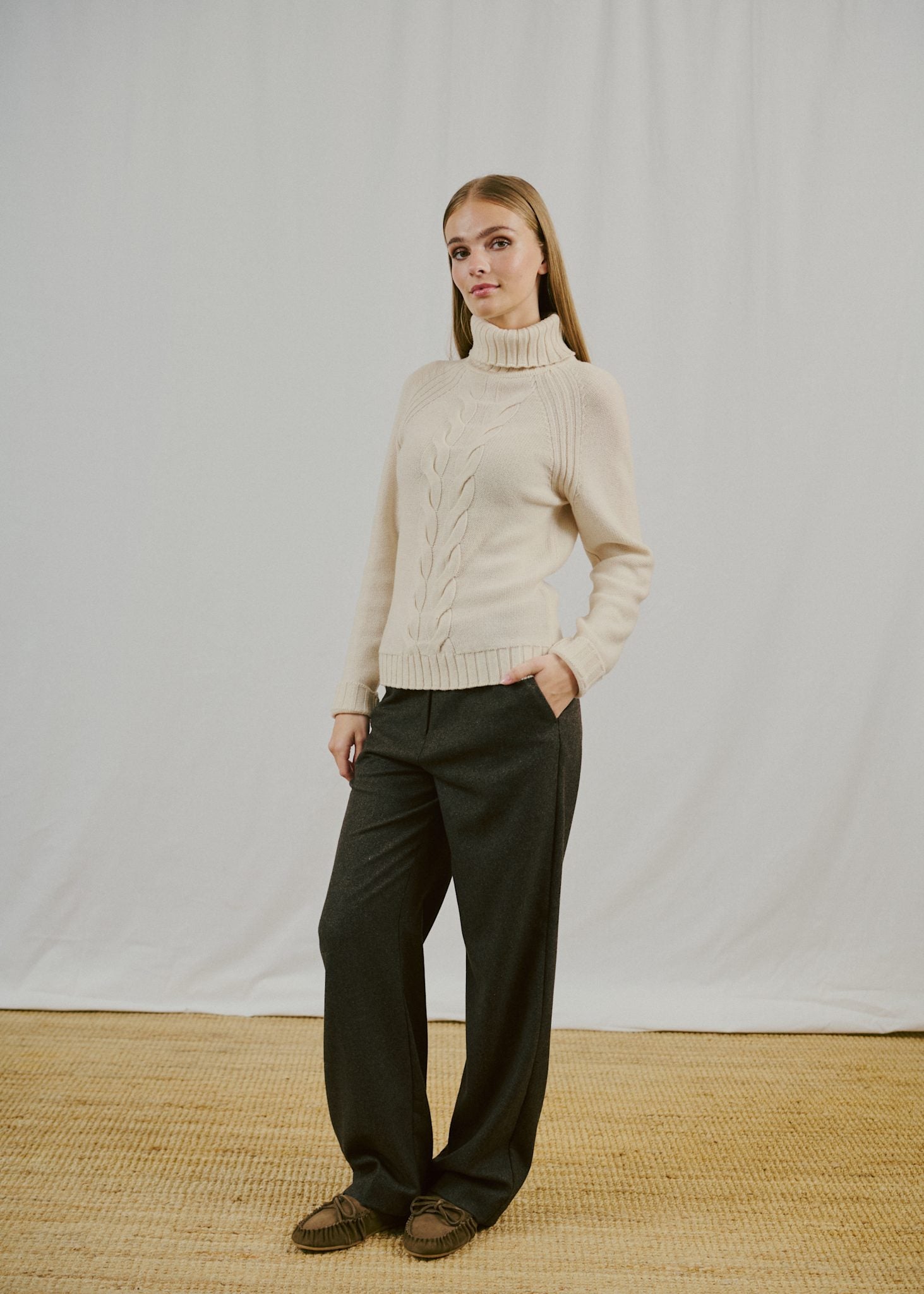 BS Juliana Regular Fit Knitwear - Ecru