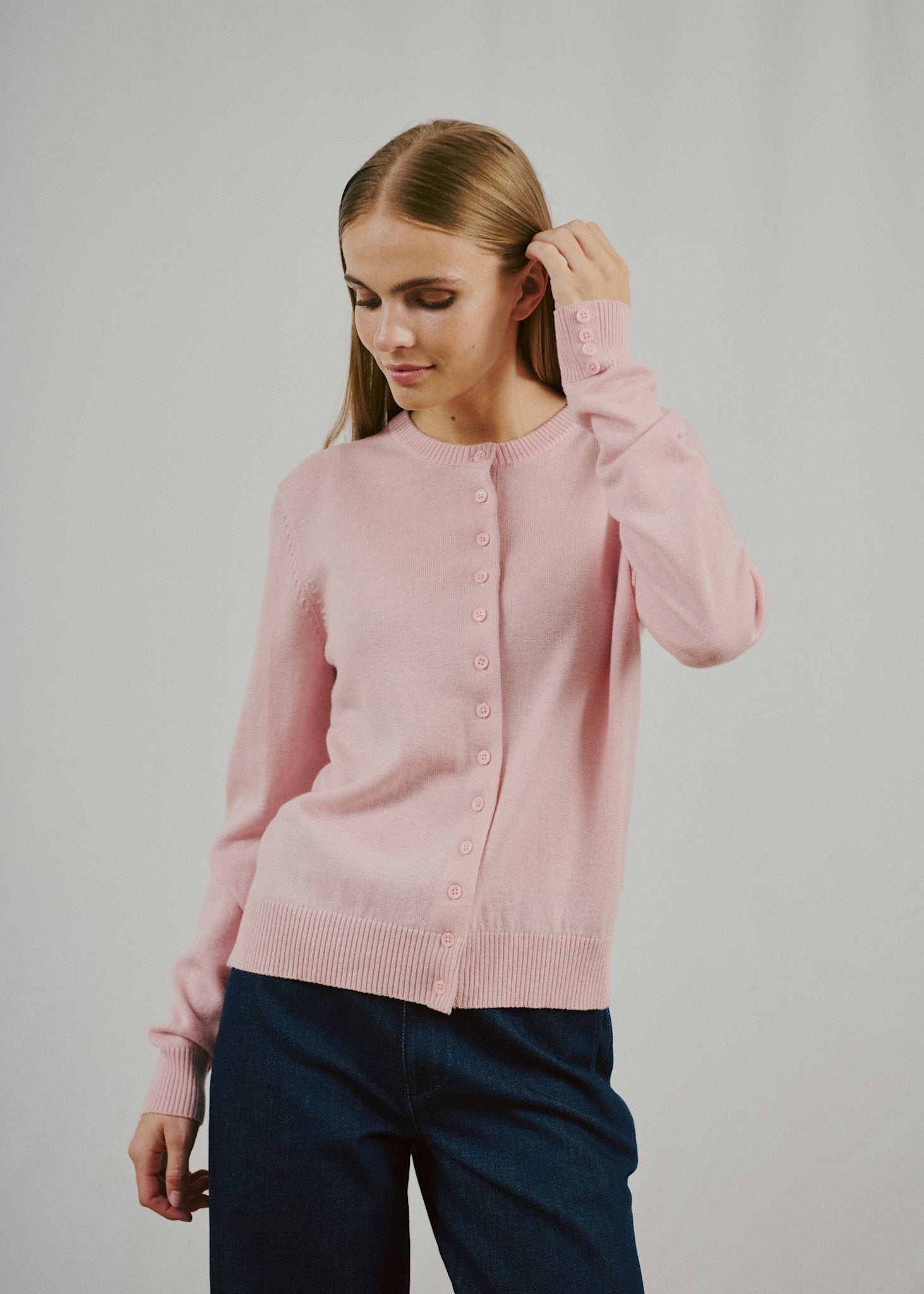 BS Edel Regular Fit Knitwear - Chalk Pink