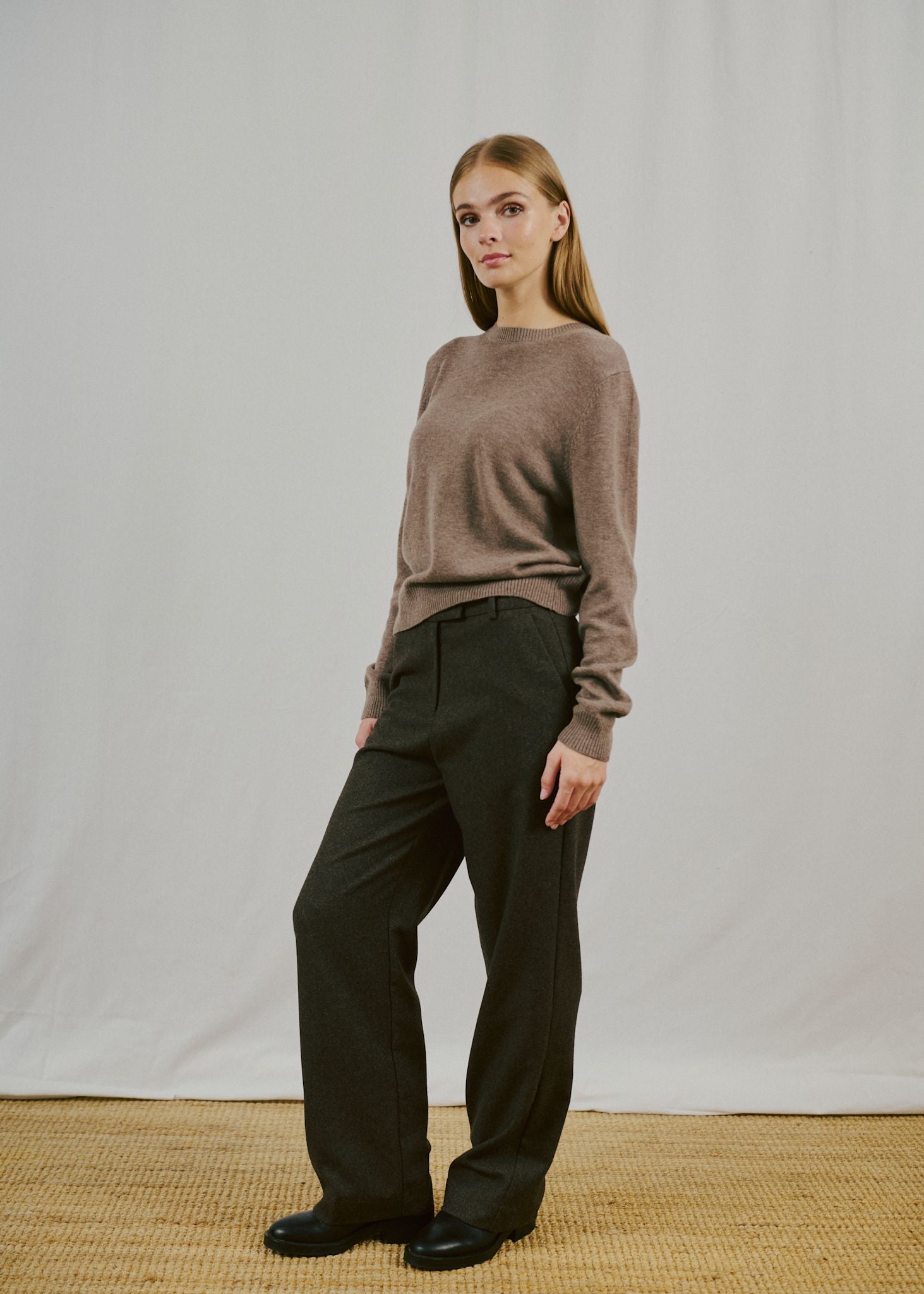 BS Brunhild Regular Fit Knitwear - Mole