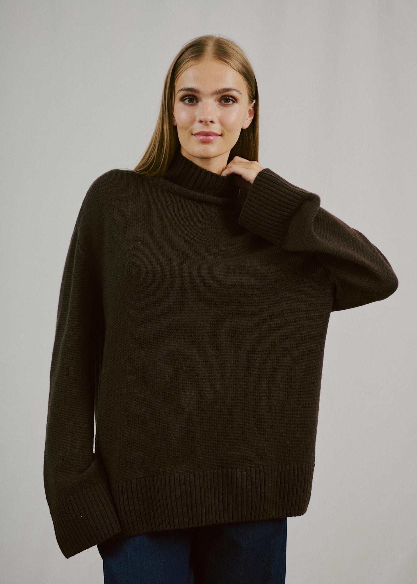 BS Emmeline Regular Fit Knitwear - Dark Brown
