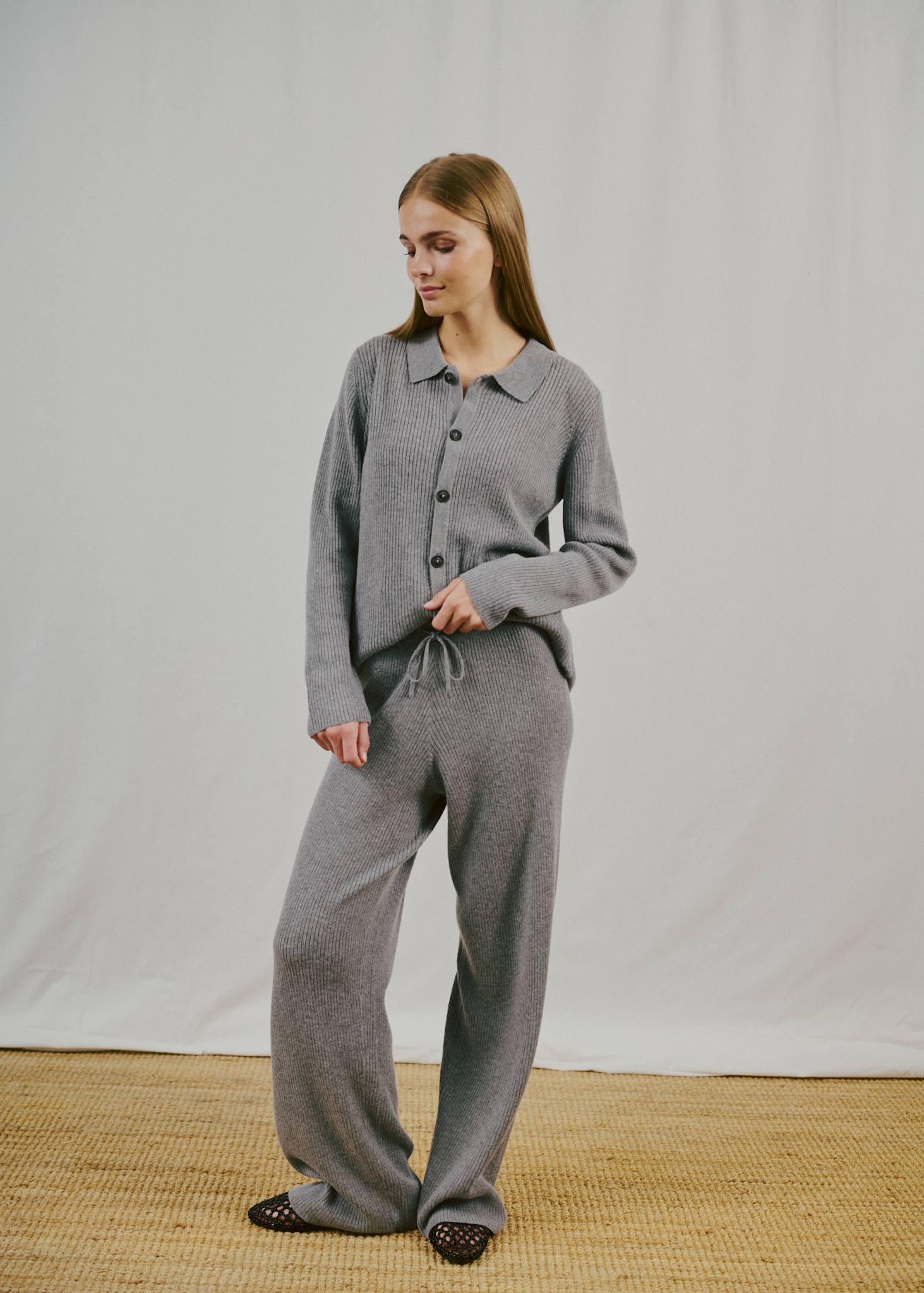 BS Agathe Regular Fit Pants - Grey