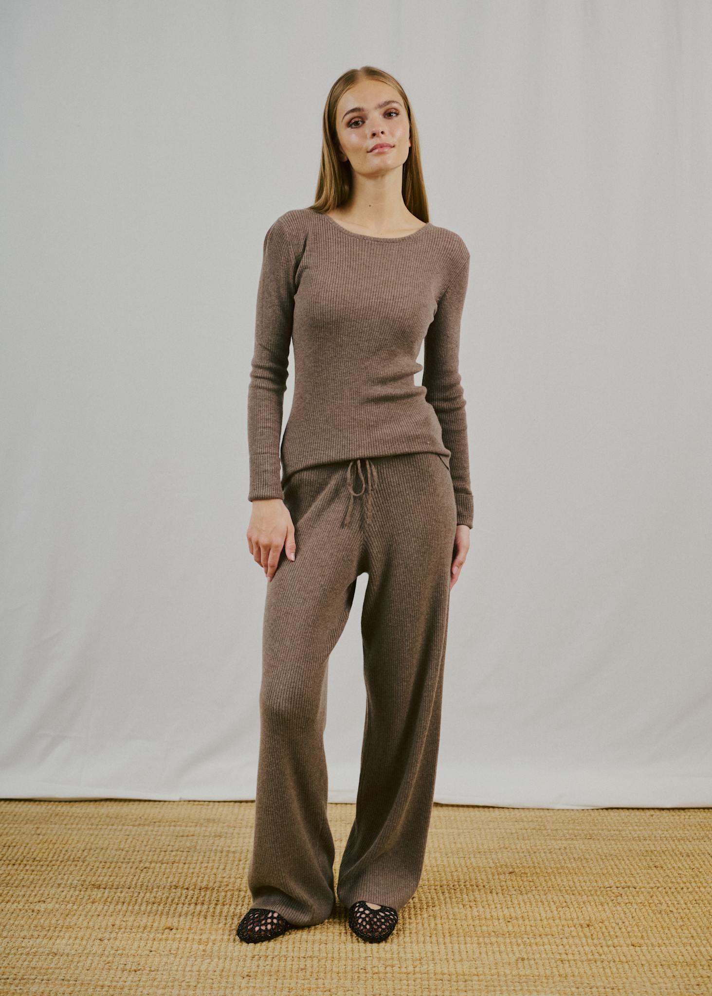 BS Agathe Regular Fit Pants - Mole