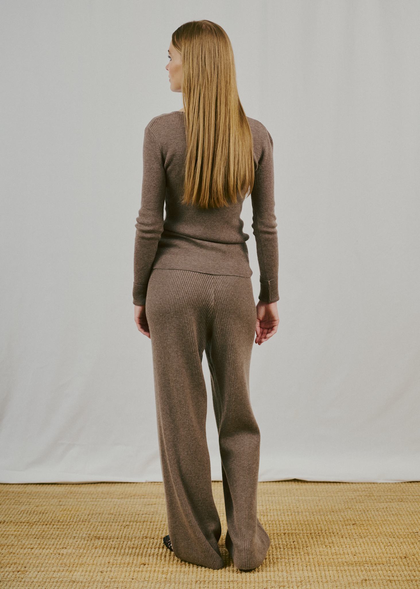 BS Agathe Regular Fit Pants - Mole