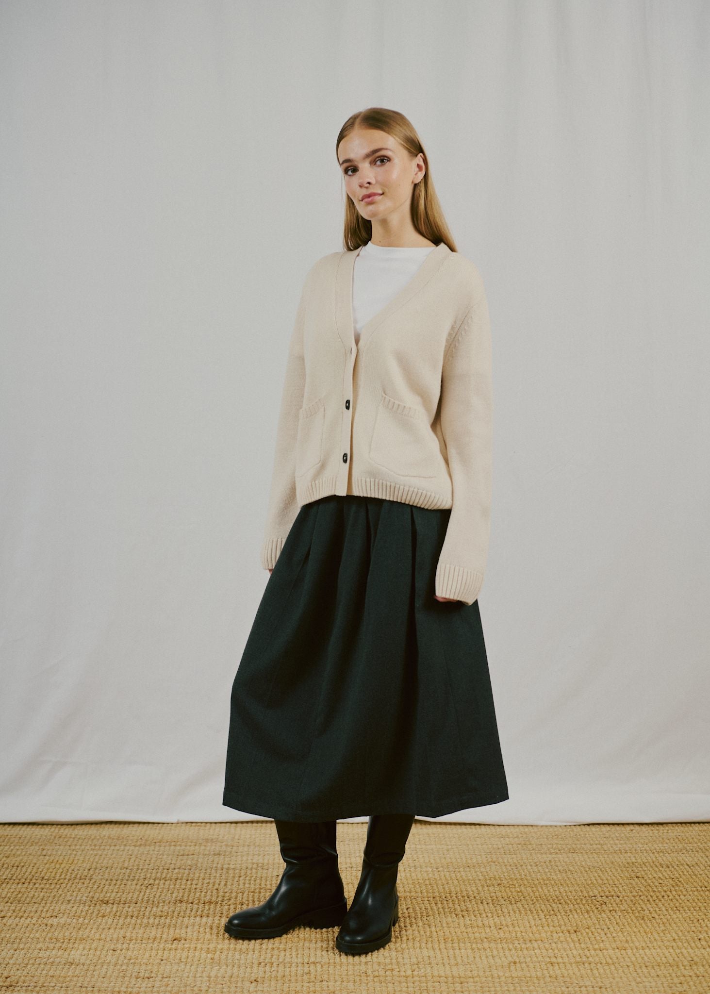 BS Elke Regular Fit Skirt - Dark Grey