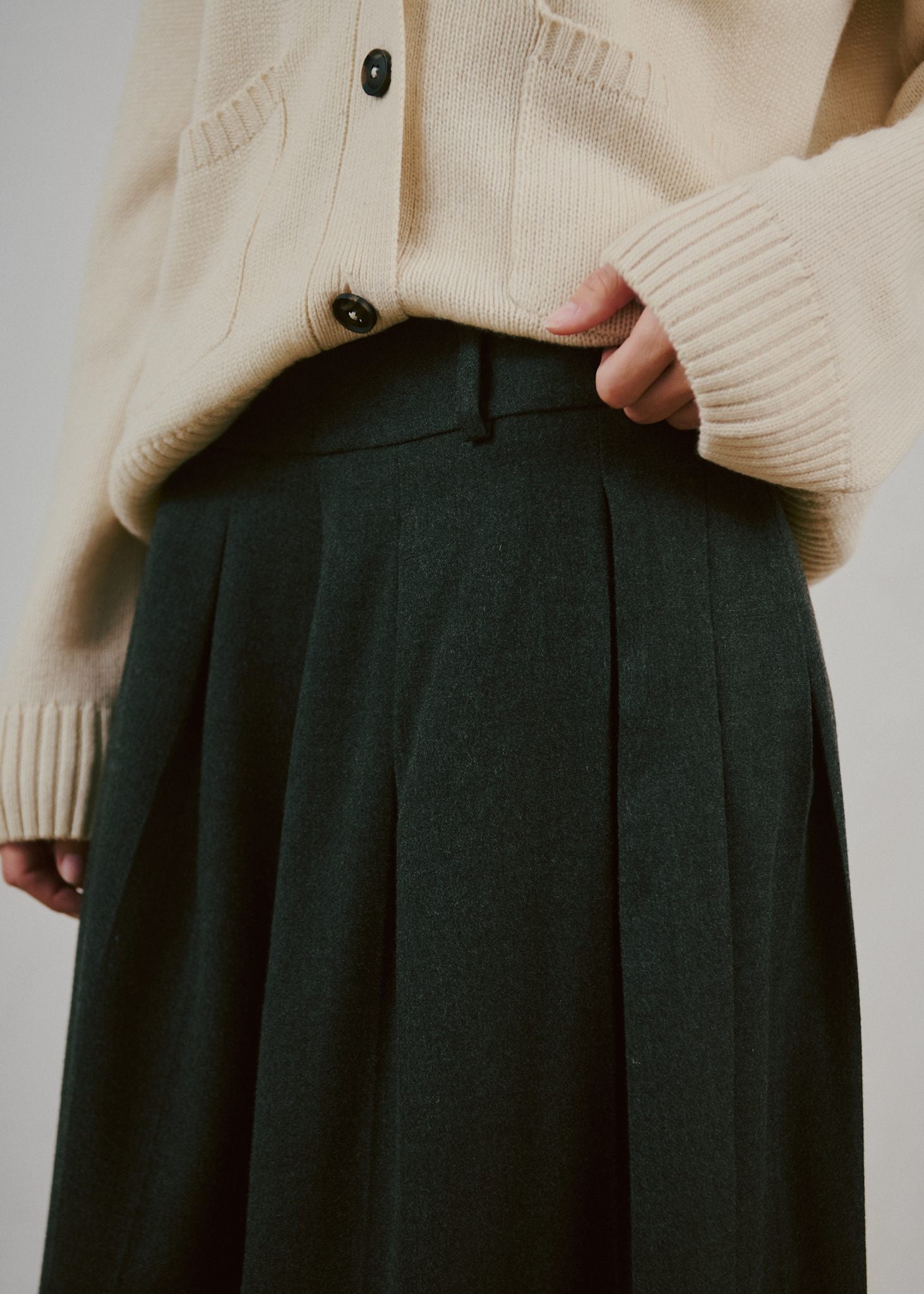 BS Elke Regular Fit Skirt - Dark Grey